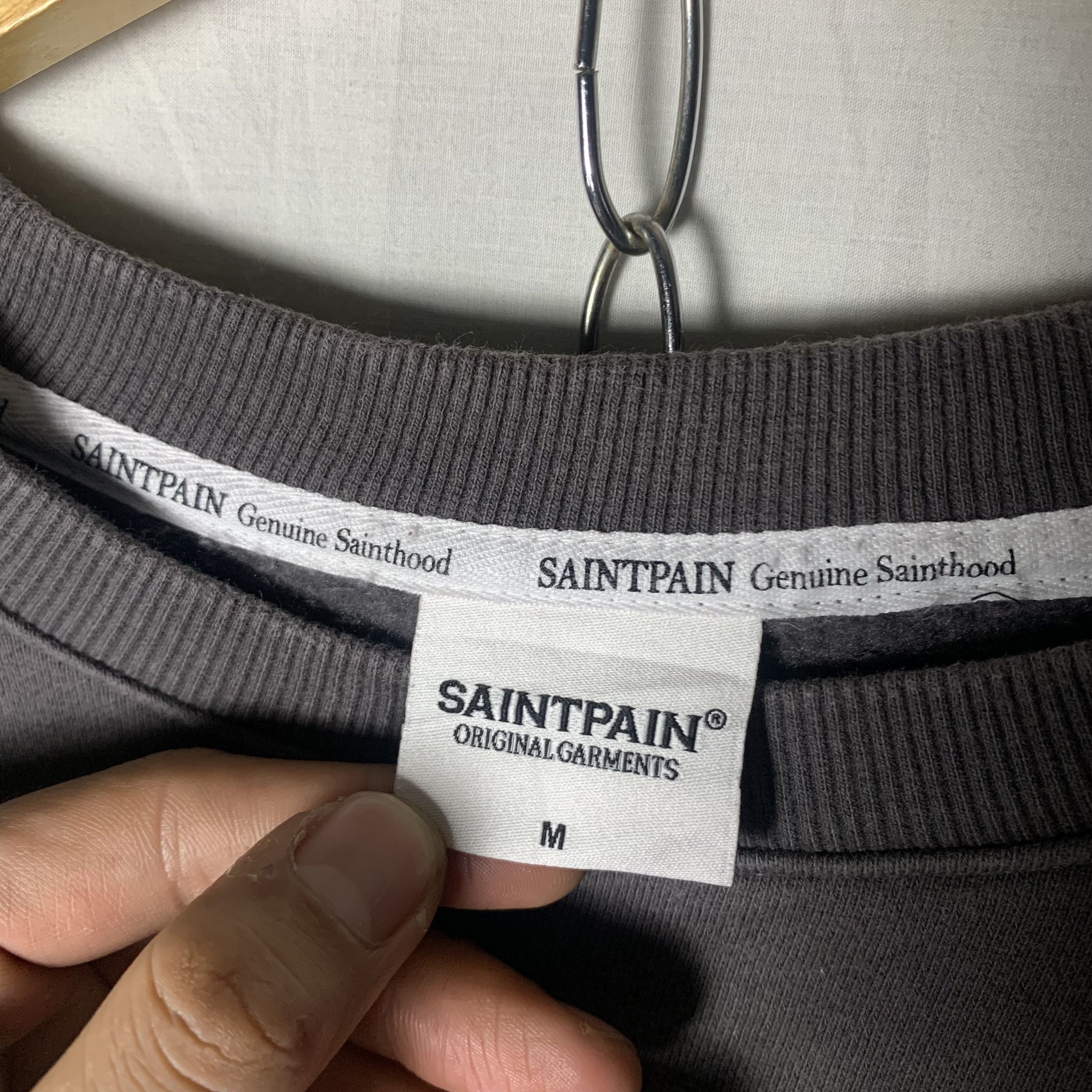 Japanese Brand Saintpain Streetwear Sweatshirt Crewneck Size US M / EU 48-50 / 2 - 7 Thumbnail