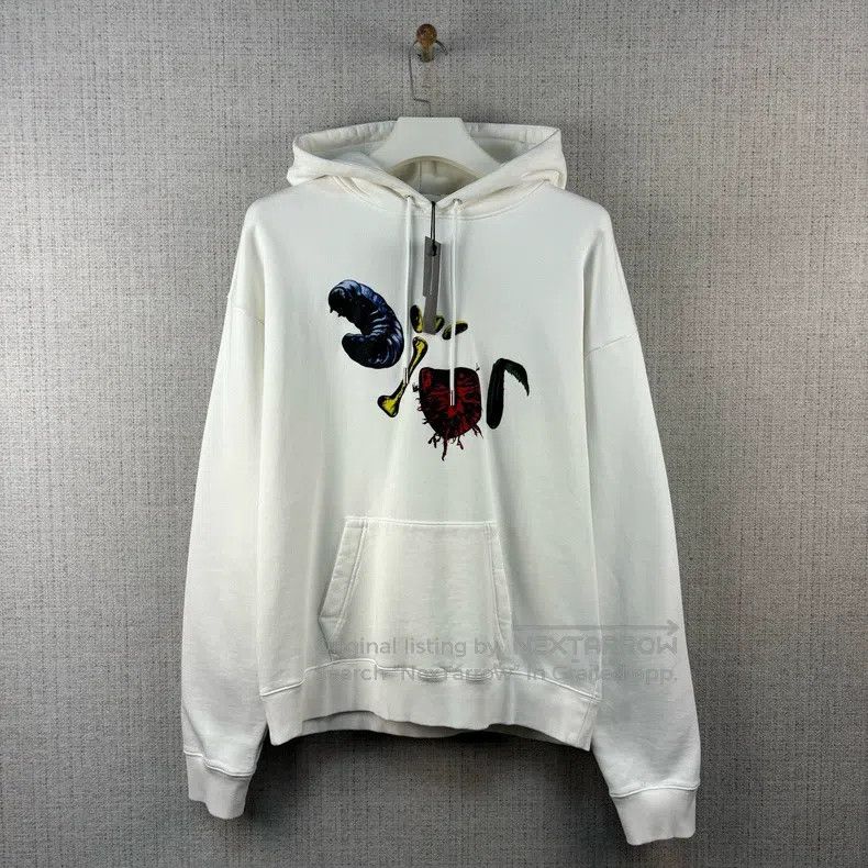 Dior Dior FW22 Contrast Colour Logo Pattern Sports Hooded Sweat Size US L / EU 52-54 / 3 - 1 Thumbnail