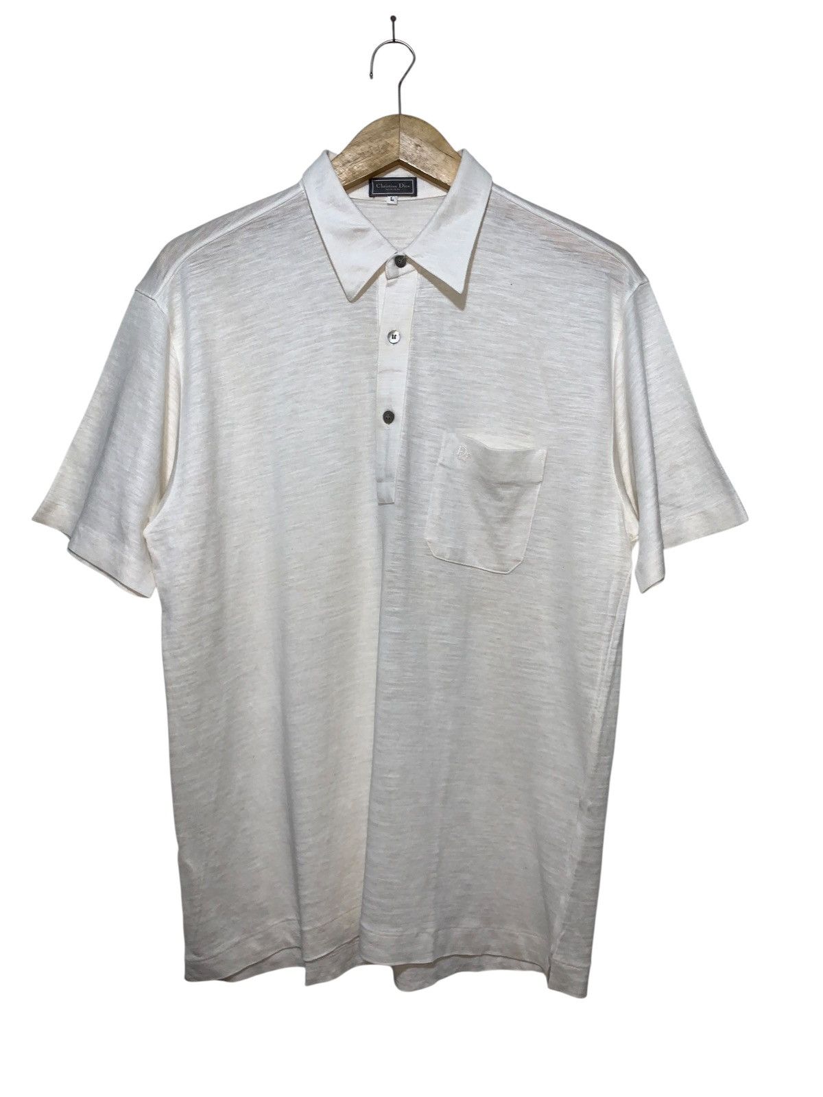 Christian Dior Monsieur Vintage Christian Dior Monsieur logo polo shirt Size US L / EU 52-54 / 3 - 1 Thumbnail