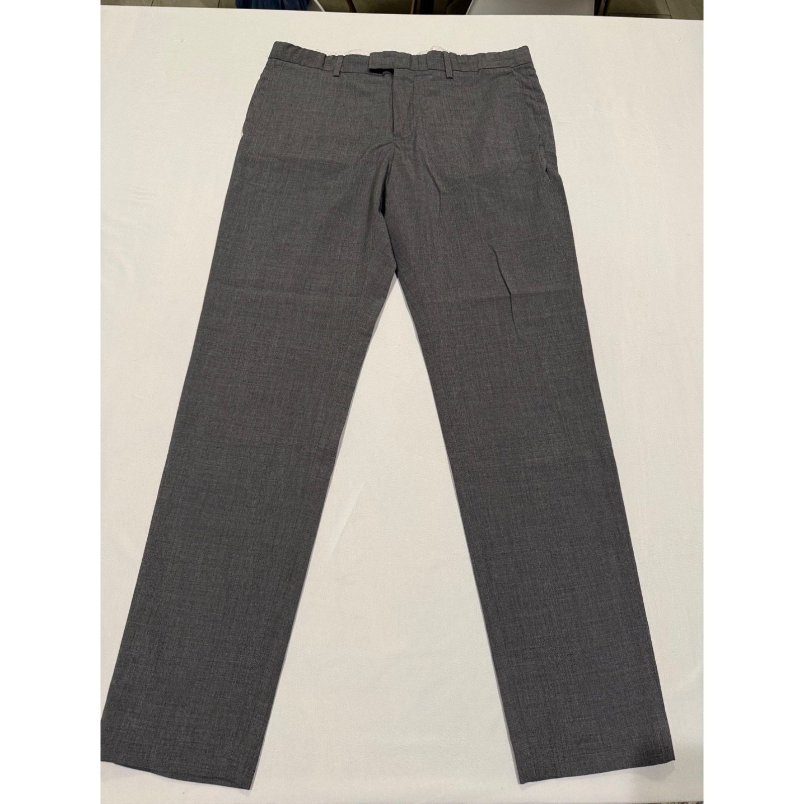 H&M H&M Dress Pants Men's Gray Slim Fit Straight Leg 38 x 32 Size US 38 / EU 54 - 1 Thumbnail