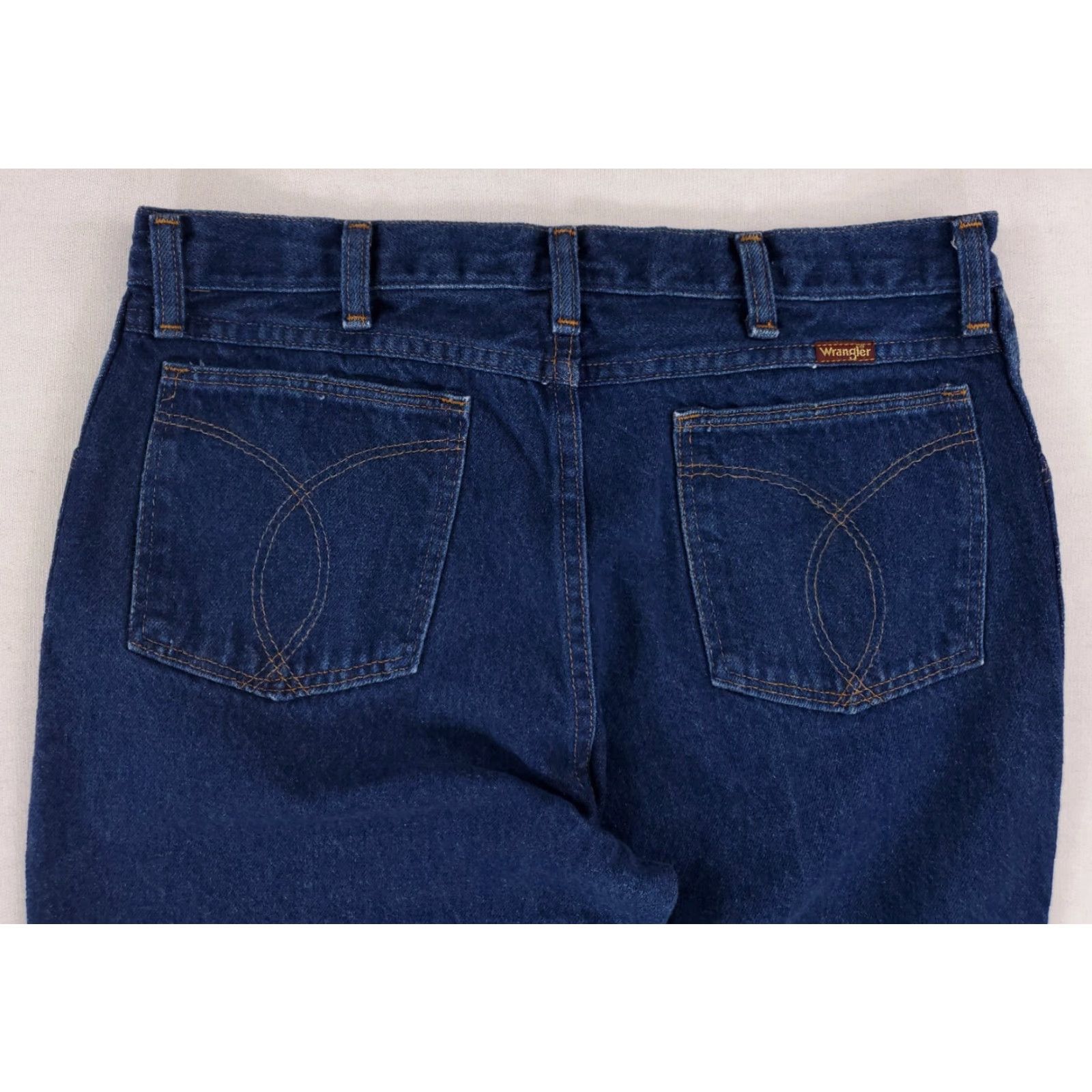 Wrangler VINTAGE Wrangler Jeans 85223PW Bootcut Blue Men 32x33.5 Inseam 33.5 Jeans Mens 70s 80s Style Size US 32 / EU 48 - 5 Thumbnail