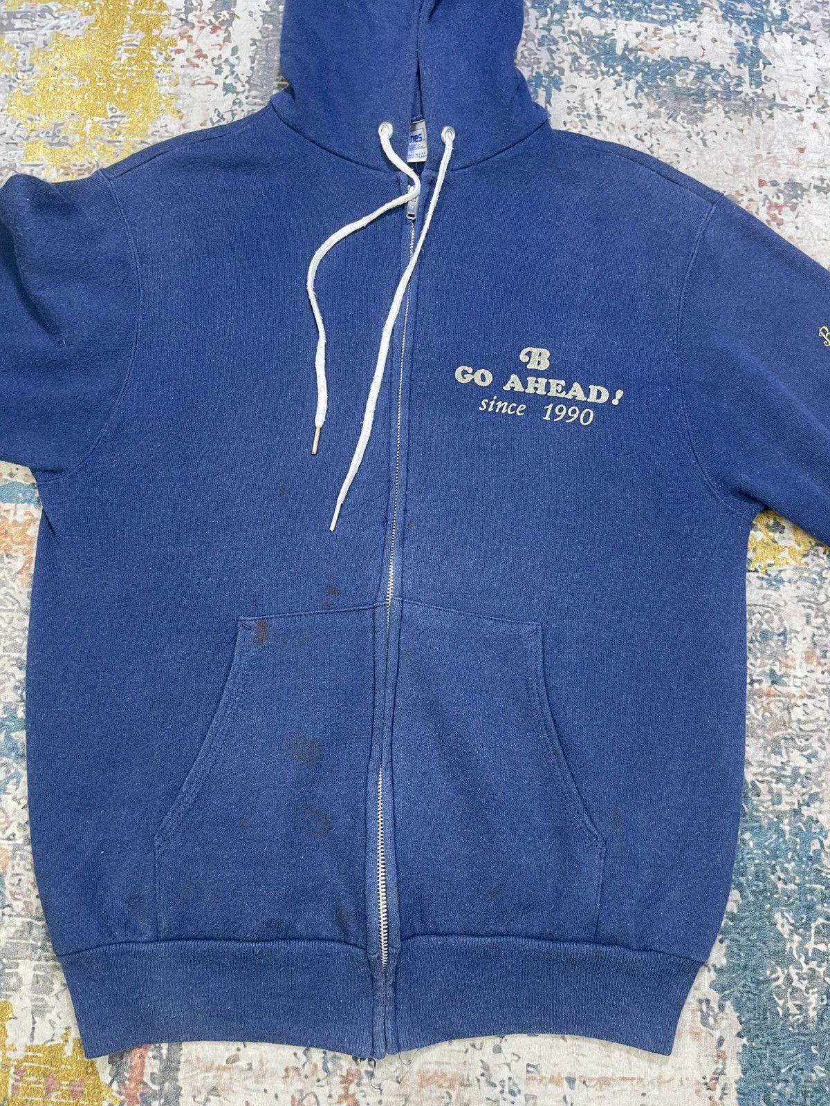 Hanes Vintage Hanes Zip Up Sweatshirt Hoodies Size US M / EU 48-50 / 2 - 5 Thumbnail