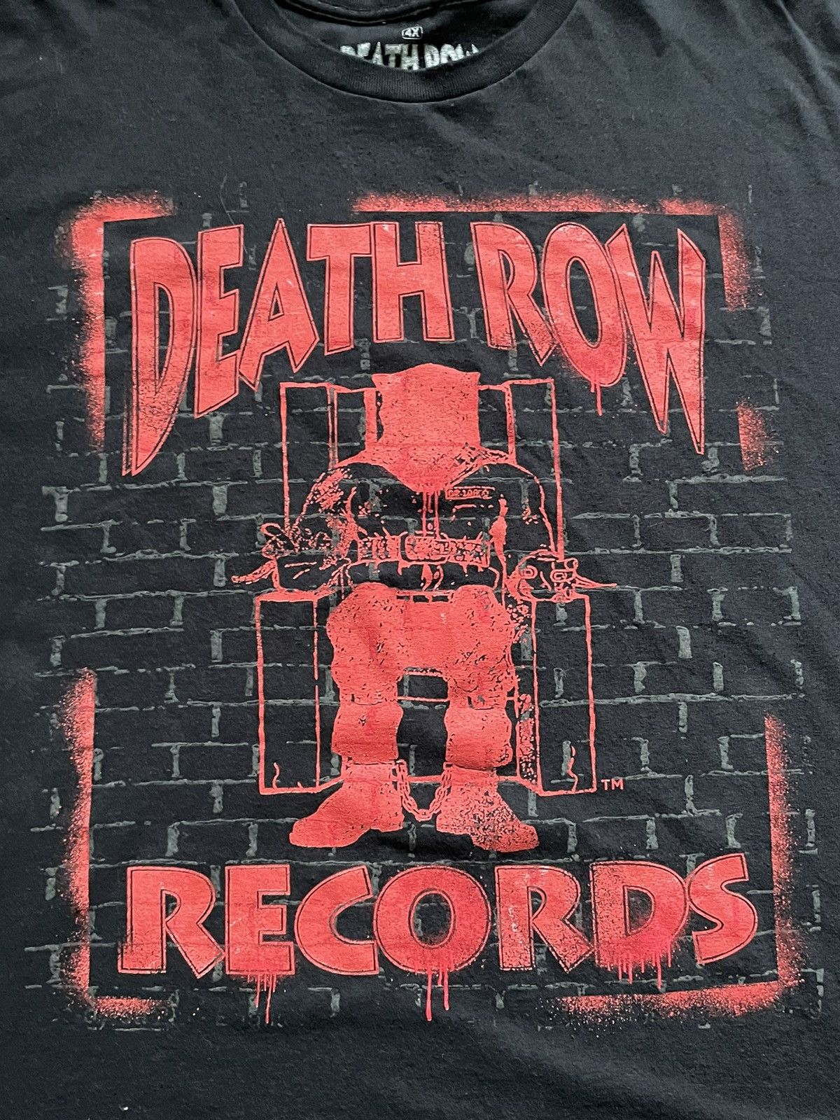 Death Row Records DEATH ROW RECORDS Logo Tee Size US XXL / EU 58 / 5 - 2 Thumbnail