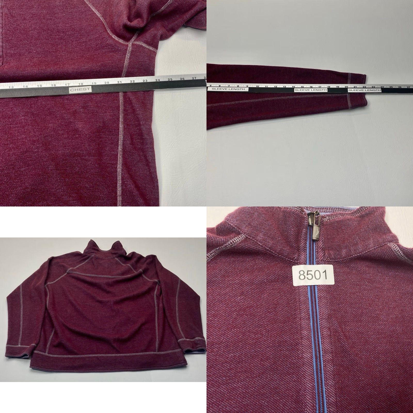 Tommy Bahama Tommy Bahama Sweater Mens Large Reversible Pullover Quarter Zip Casual 8501 Size US L / EU 52-54 / 3 - 9 Thumbnail