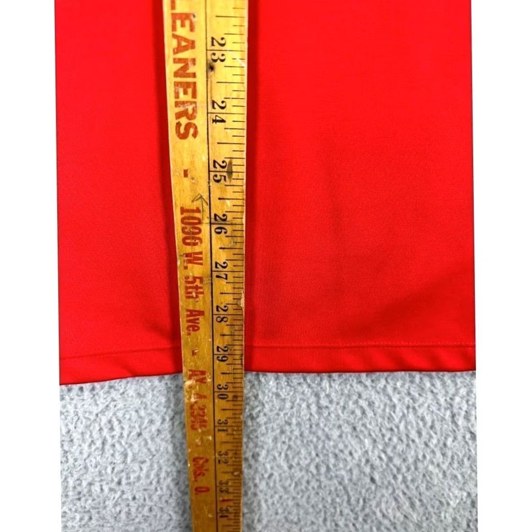 Nike Nike Golf Polo Shirt Mens Large Red Dri-Fit Athletic Breathable Short Sleeve Collared 100% Polyester Golf Rugby Logo Outdoor Preppy Sports Shirt Size US L / EU 52-54 / 3 - 8 Thumbnail