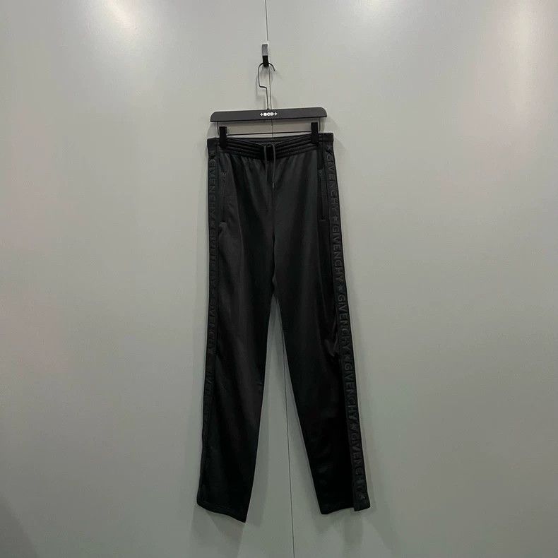 Givenchy Givenchy Black Side Logo Long Pants Size US 36 / EU 52 - 1 Thumbnail