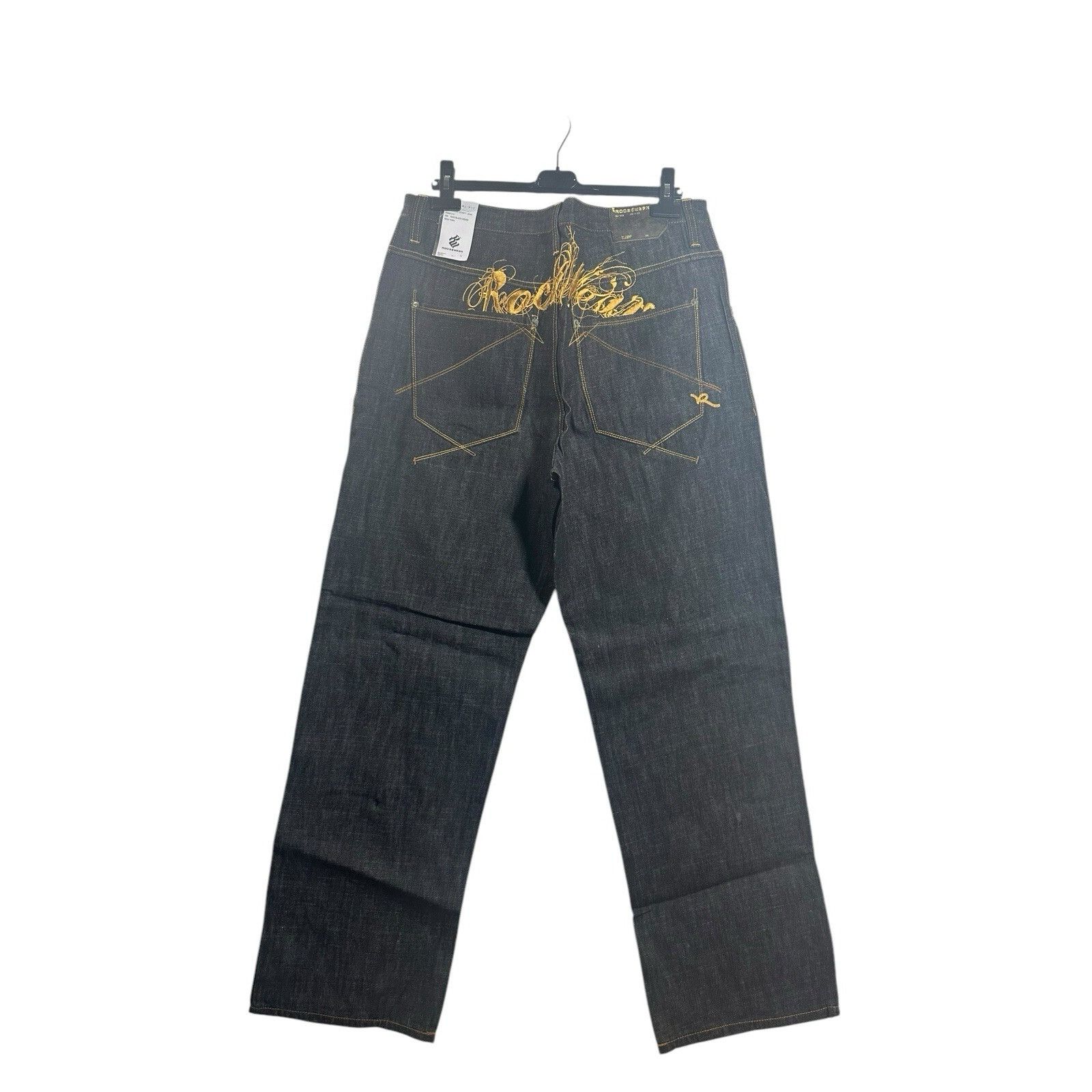 Rocawear Vintage Y2K Rocawear Jeans Mens 38 Denim Baggy Hip Hop Black Size US 38 / EU 54 - 3 Thumbnail