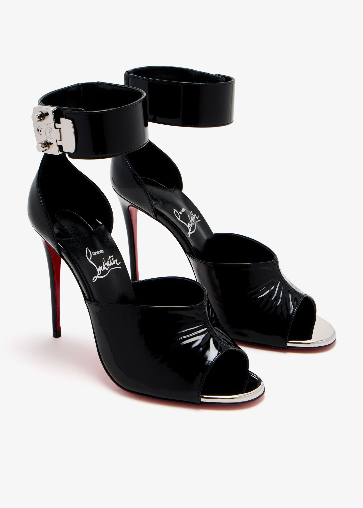 Christian Louboutin oc11z0625 Sandals in Black Size US 10 / IT 40 - 2 Thumbnail