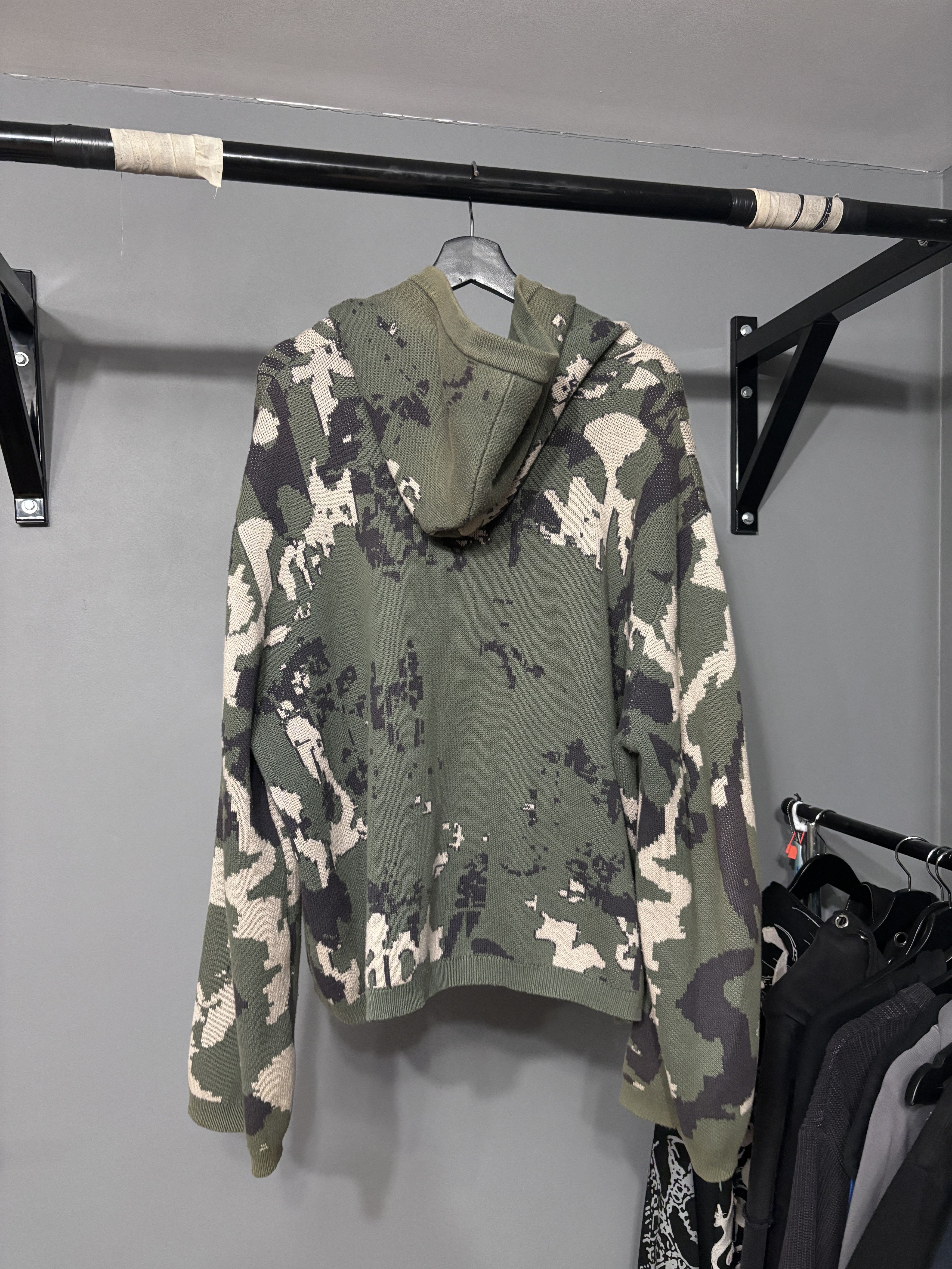 Racer Worldwide Racerworldwide camo knit zip hoodie Size US XL / EU 56 / 4 - 2 Thumbnail