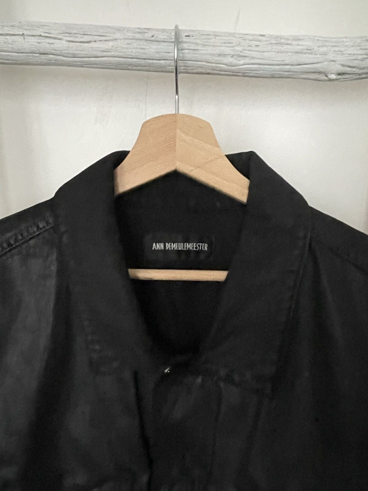 Ann Demeulemeester Ann Demeulemeester waxed denim trucker jacket Size US M / EU 48-50 / 2 - 7 Thumbnail