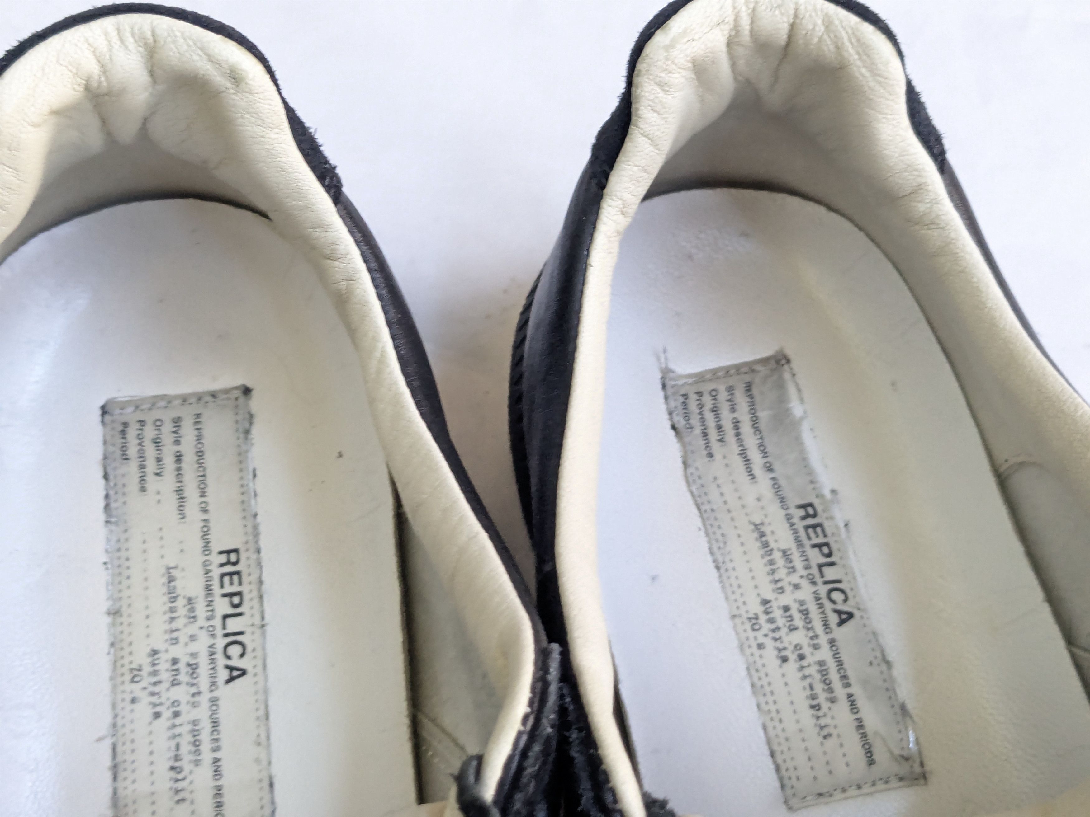 Maison Margiela Mason Margiela GAT Replica Sneakers Black 12 45 Low Tops Size US 12 / EU 45 - 8 Thumbnail