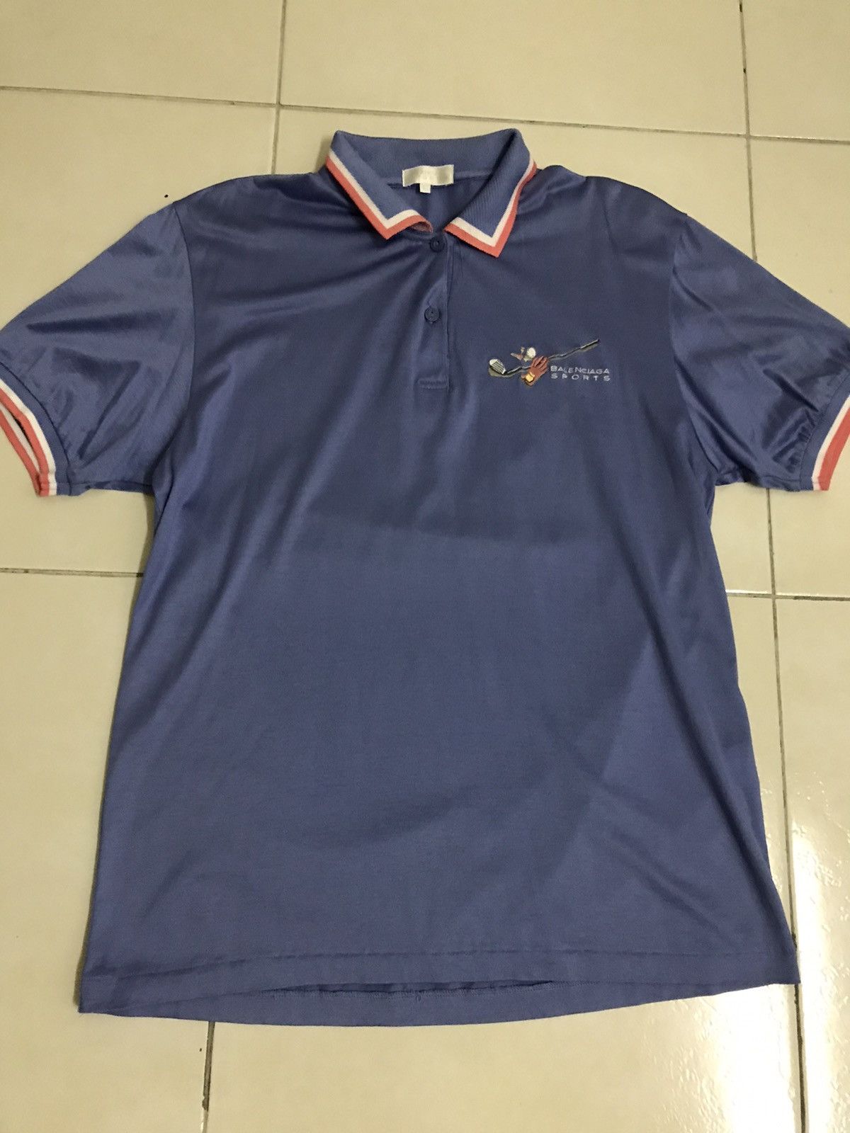 Balenciaga Vintage Balenciaga Sports Polo Shirt Size US S / EU 44-46 / 1 - 6 Thumbnail
