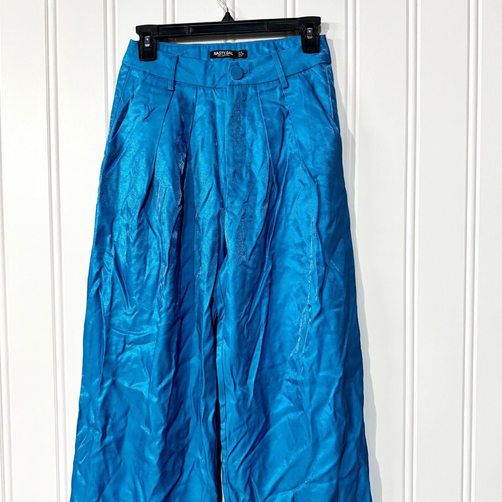 Nasty Gal Nasty Gal Pants Size 4 Wide Flared Leg High Waisted Retro Size 27" / US 4 / IT 40 - 1 Thumbnail