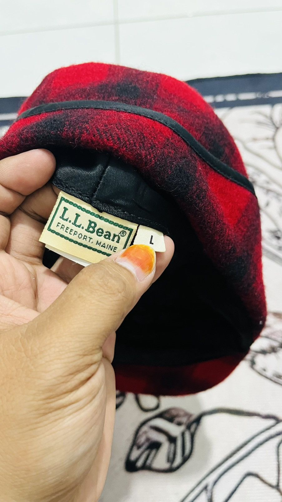 L.L. Bean Vintage LL.Bean Buffalo check railroad hat Size ONE SIZE - 5 Thumbnail