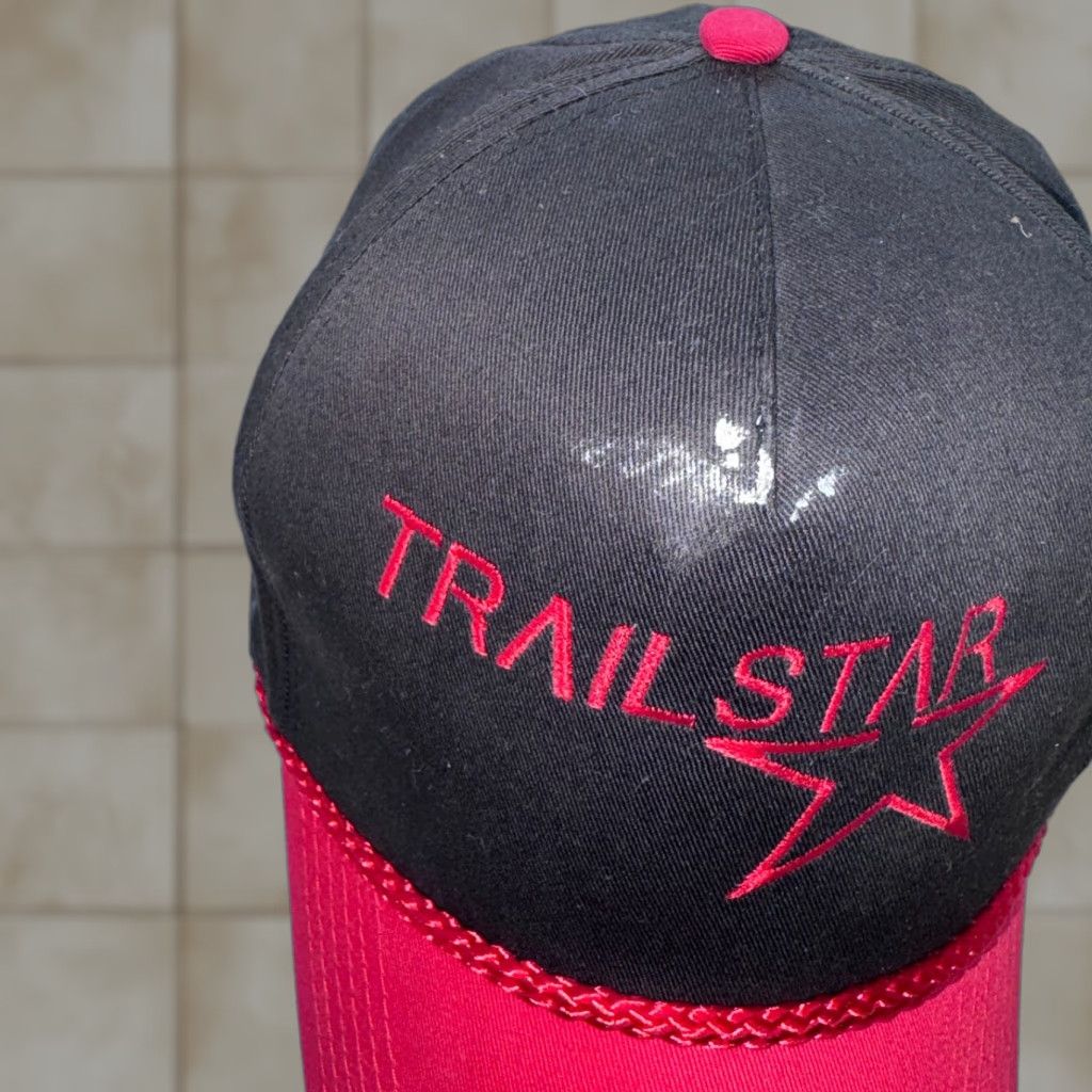 Roper VINTAGE Trail Star Hat Snapback Red Black Adjustable Men Canvas Cotton Logo Cap Size ONE SIZE - 1 Thumbnail