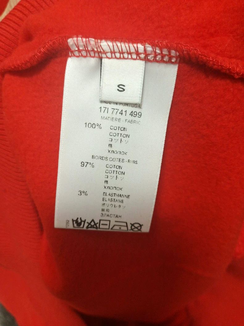 Givenchy Givenchy Winter Red Deer Hooded Sweatshirt with Fleece Lin Size US S / EU 44-46 / 1 - 6 Thumbnail