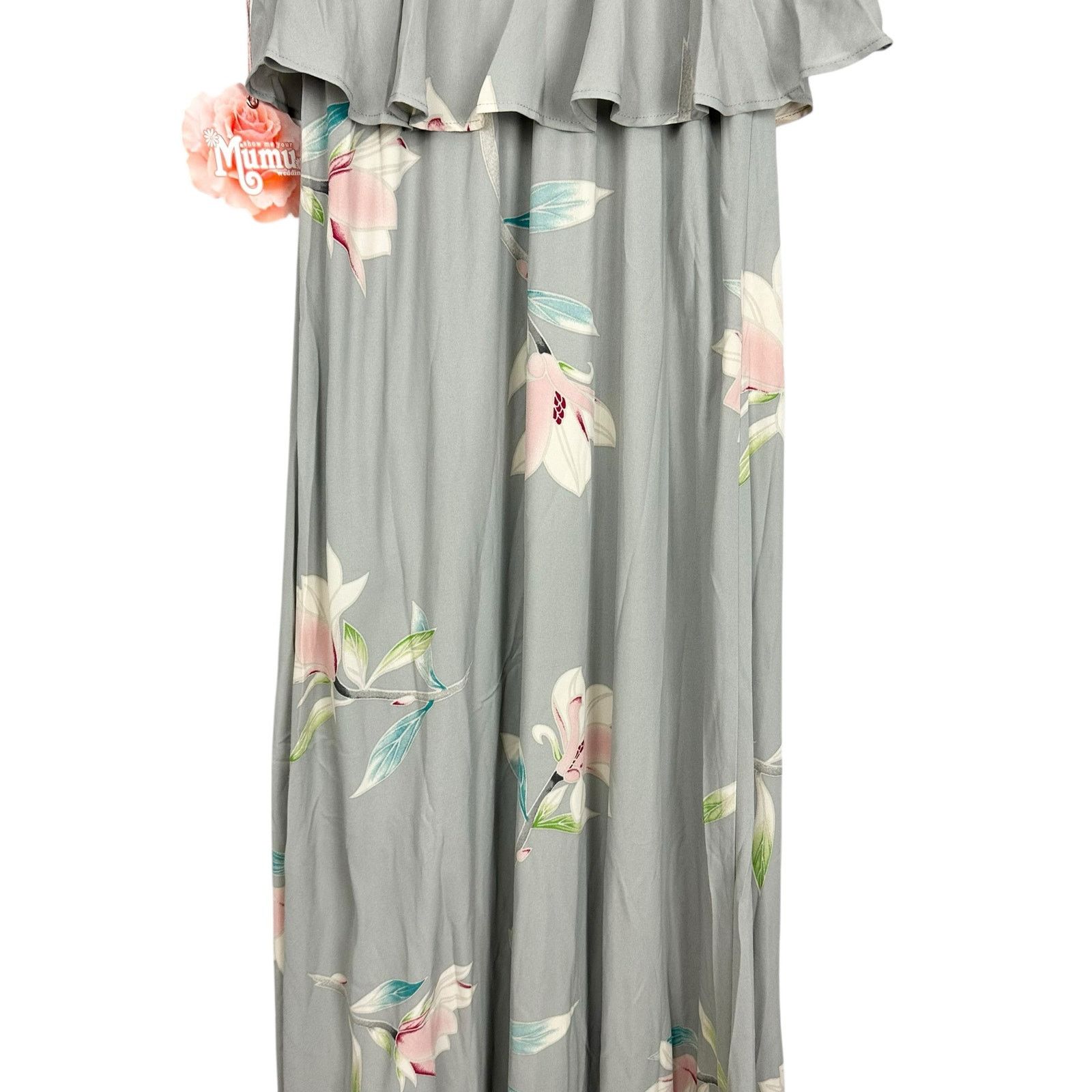 Show Me Your MuMu NWT Show Me Your Mumu Ruffle Maxi Gown Lily Showers Medium Size M / US 6-8 / IT 42-44 - 13 Thumbnail