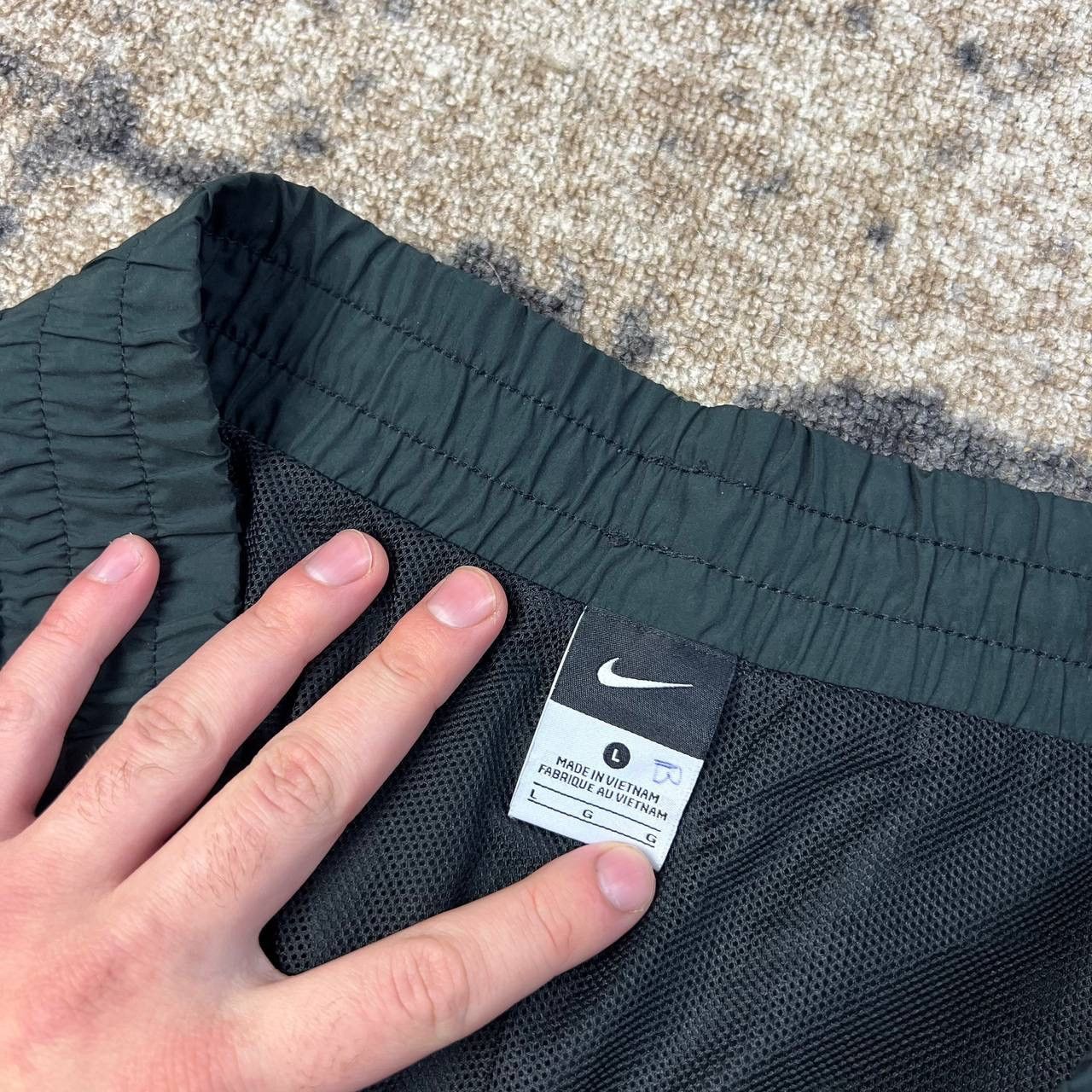 Nike Nike Swoosh Vintage Y2K Baggy Parachute Track Pants Size 30" / US 8 / IT 44 - 5 Thumbnail