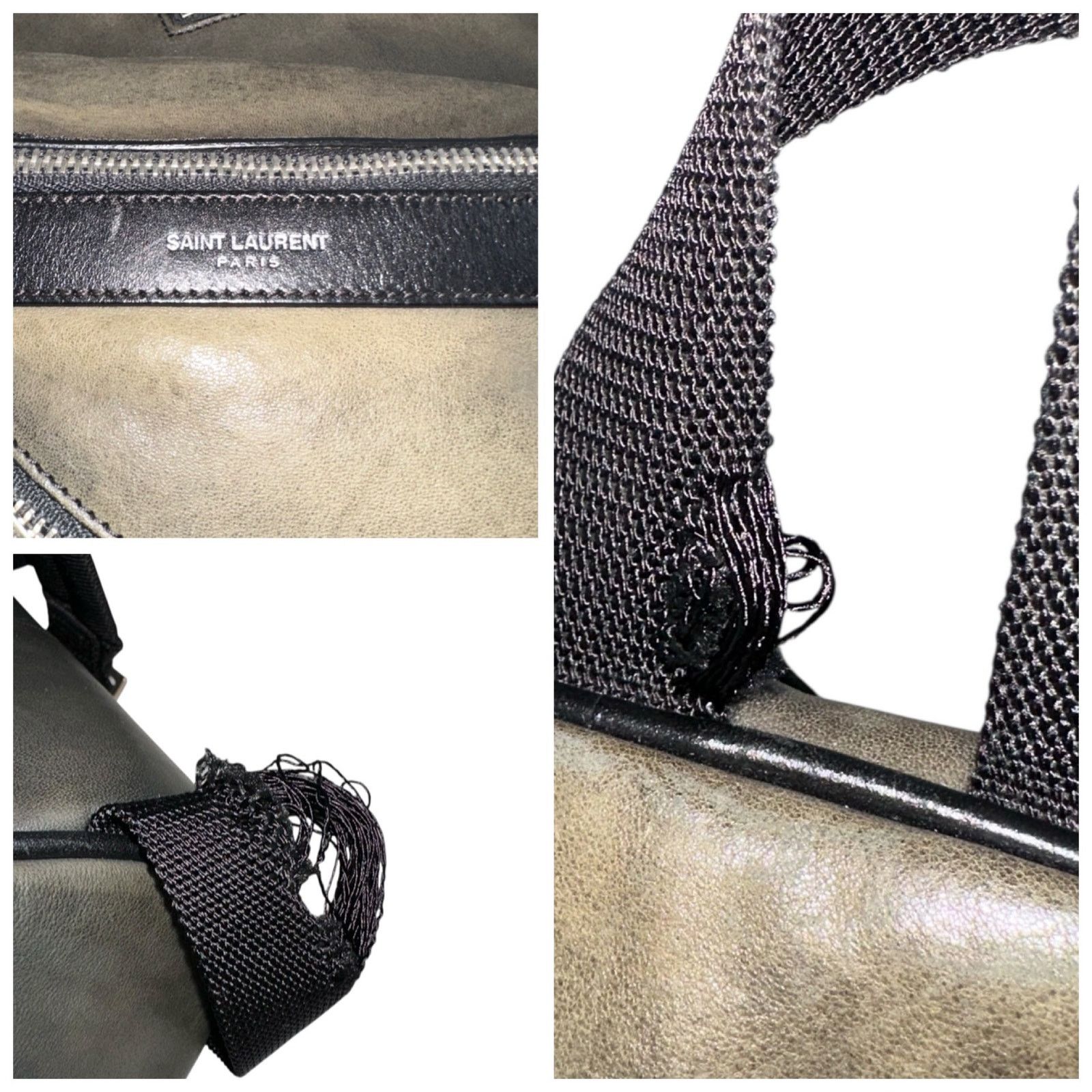 Yves Saint Laurent Saint Laurent Leather City Backpack Size ONE SIZE - 8 Thumbnail