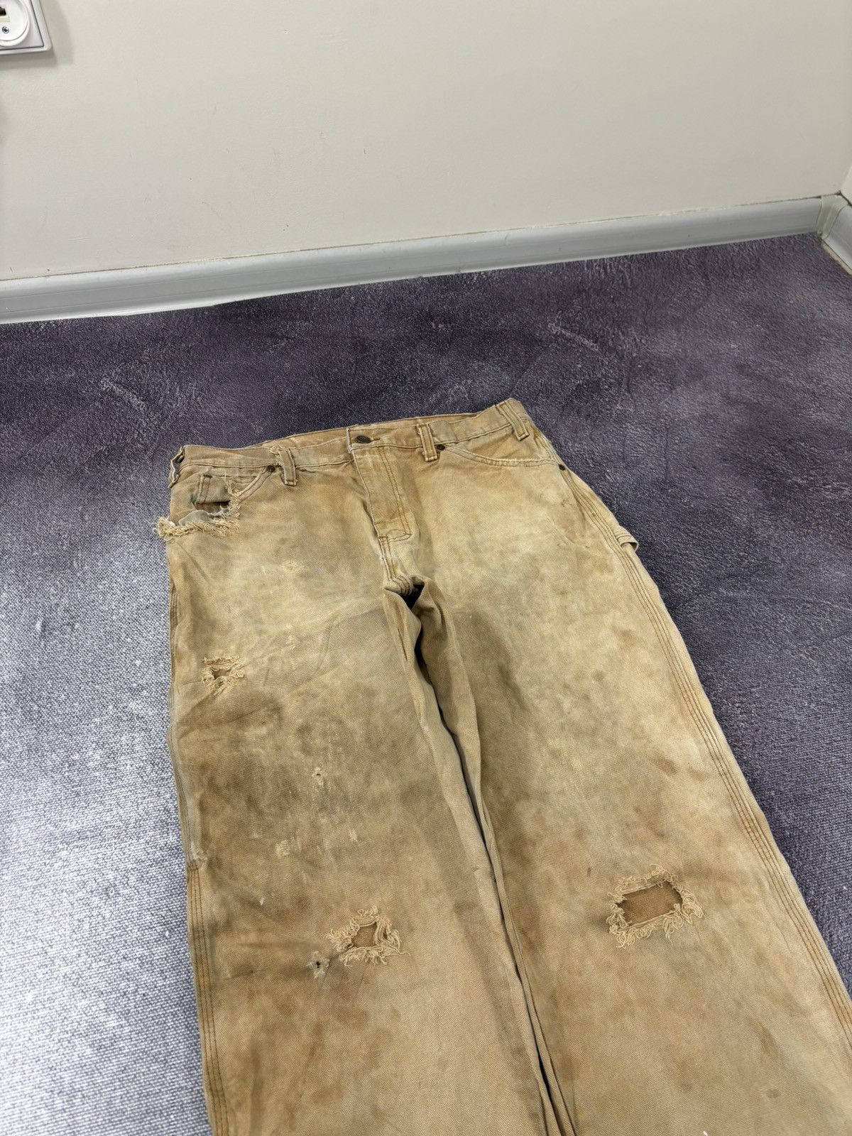 Dickies Vintage Dickies USA Workwear Faded Baggy Carpenter Pants Size US 34 / EU 50 - 12 Thumbnail