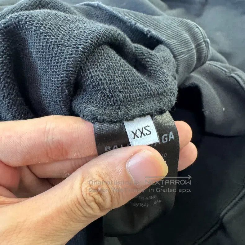 Balenciaga Balenciaga Destroyed Hoodie Size US XXS / EU 40 - 7 Thumbnail