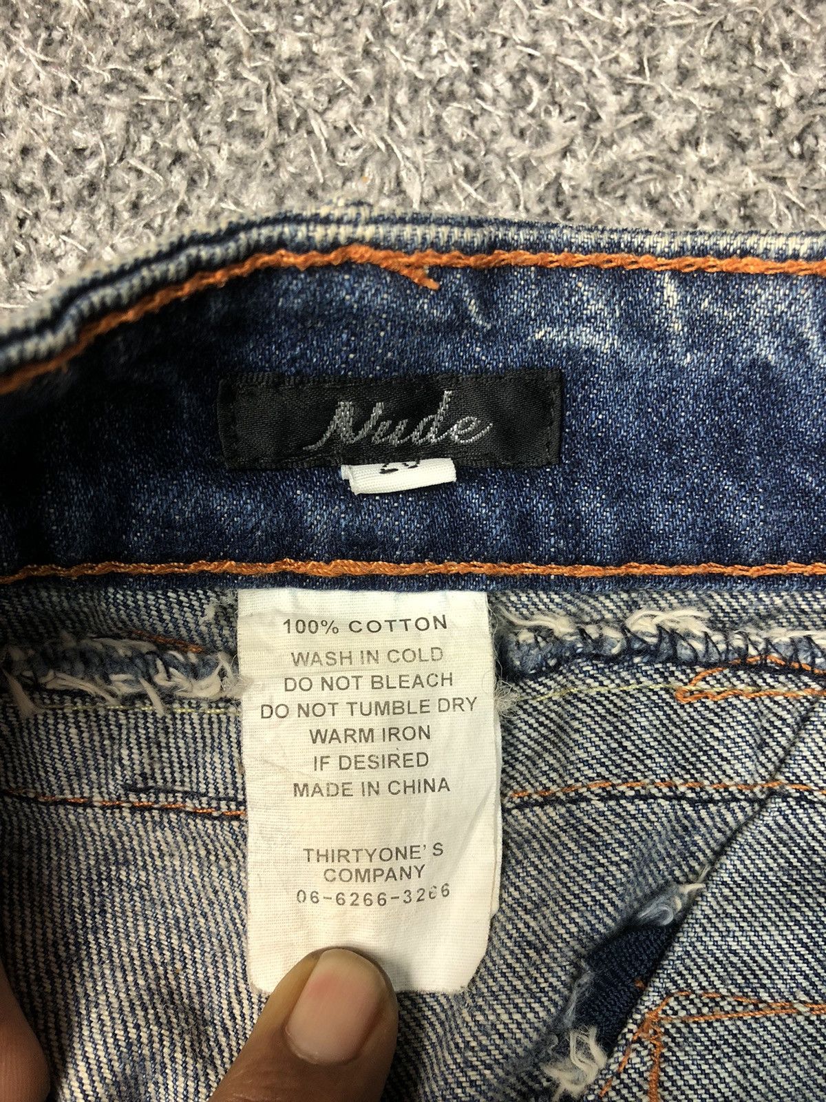 Japanese Brand Vintage Japanese Brands Nude Faded Flare Jeans Size 30" / US 8 / IT 44 - 21 Thumbnail