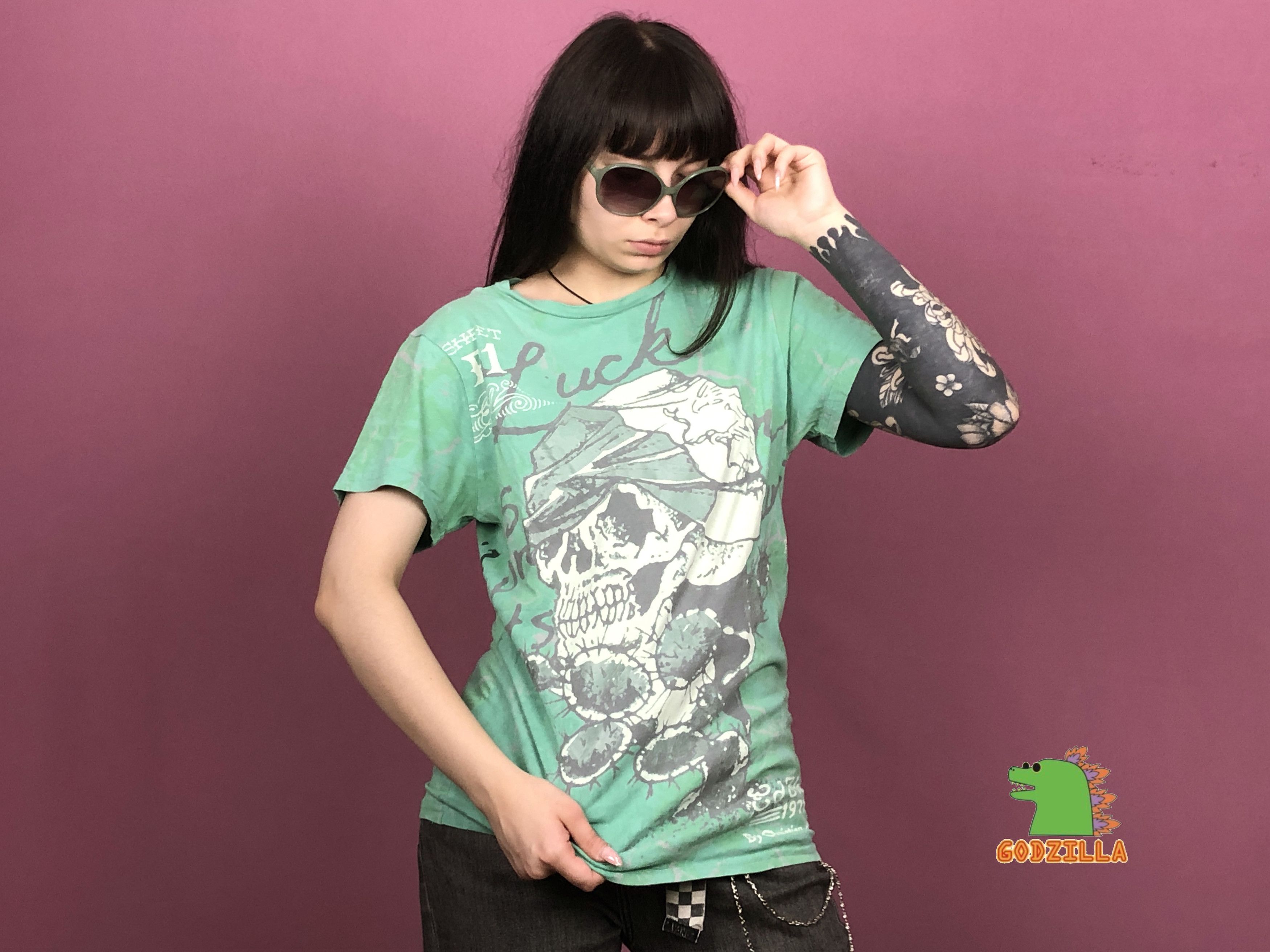 Christian Audigier × Ed Hardy Y2K Ed Hardy Vintage Women's T-Shirt - M Size M / US 6-8 / IT 42-44 - 4 Thumbnail