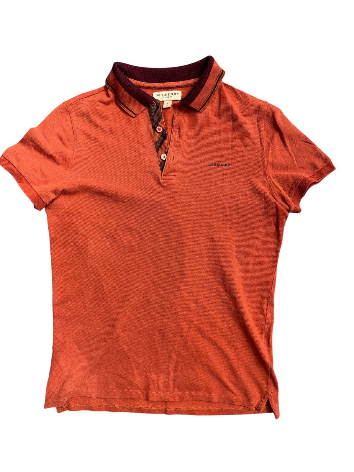Burberry 2000s Y2K Burberry Eddie Piqué Polo Shirt Size S / US 4 / IT 40 - 1 Thumbnail