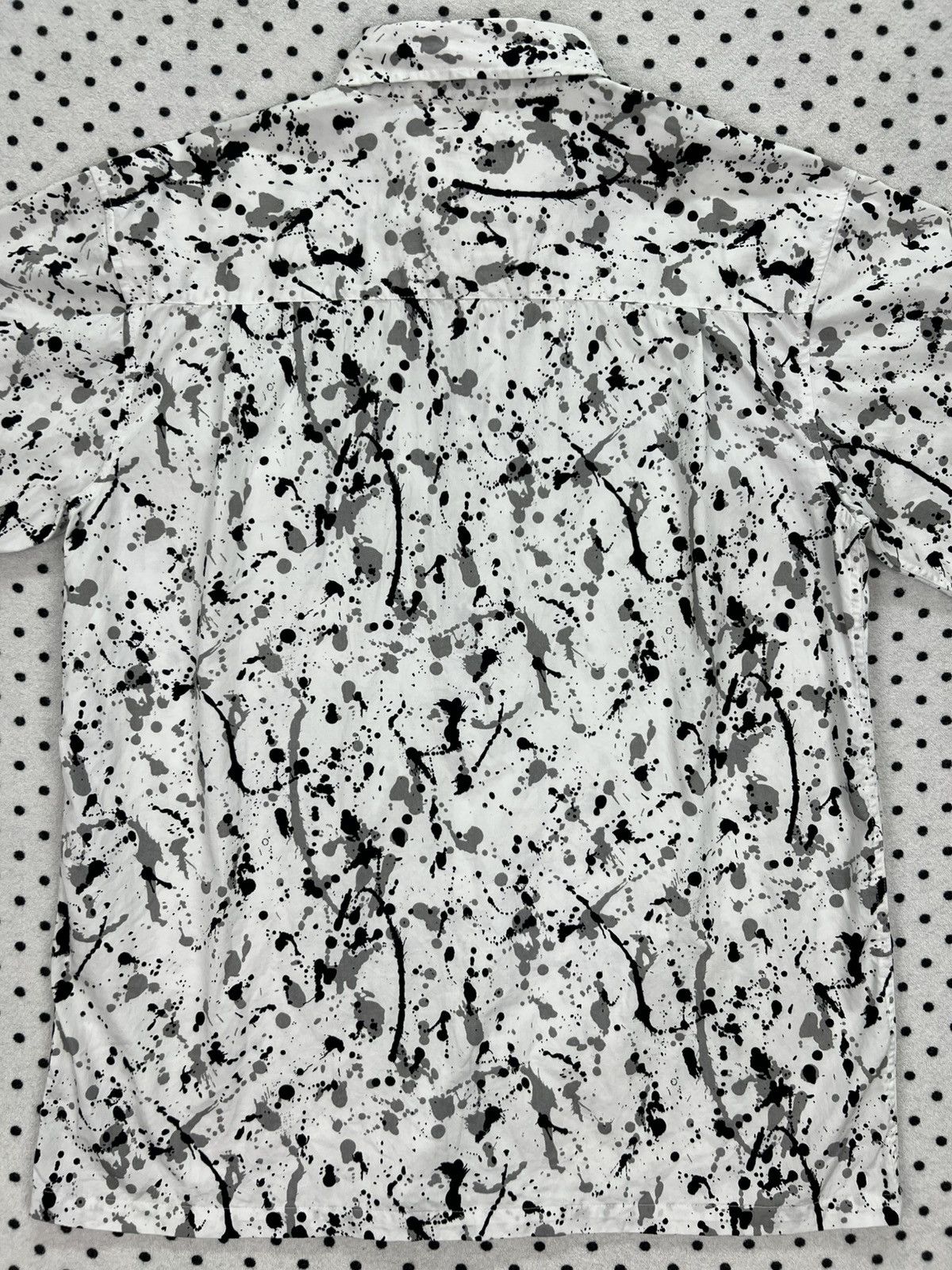 Japanese Brand Omkoe Paint Splatter Pattern Shirt Size US L / EU 52-54 / 3 - 4 Thumbnail