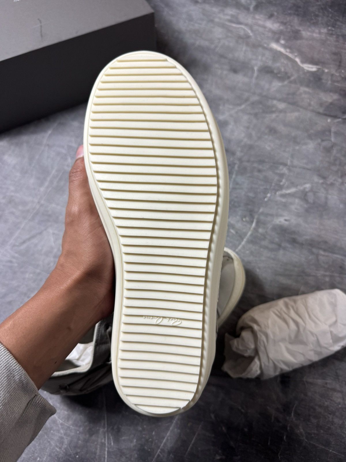 Rick Owens RICK OWENS MEGALACE LOW SNEAKS Size US 13 / EU 46 - 8 Thumbnail