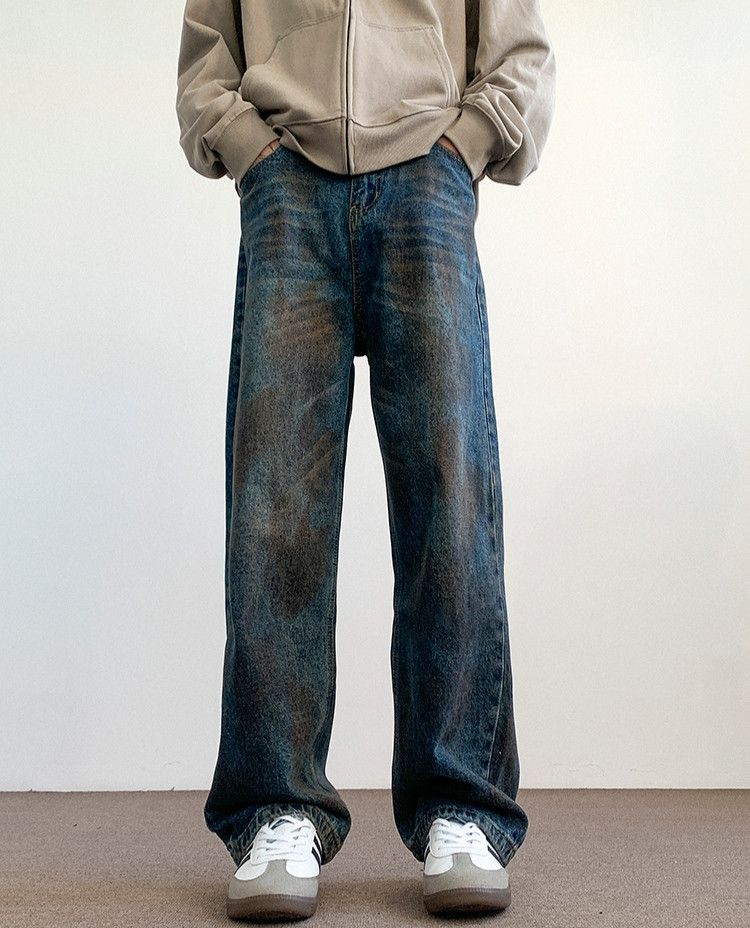 Dirty Wash Wear n Tear Jeans