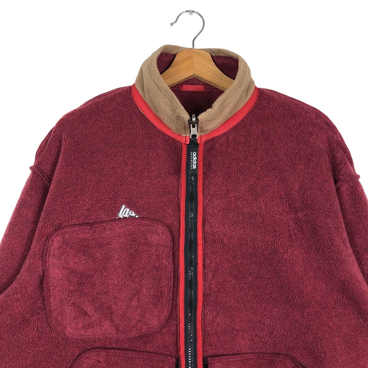 Adidas 🔥Vintage Adidas Bomber Jacket Fleece Big Logo Size US M / EU 48-50 / 2 - 17 Thumbnail