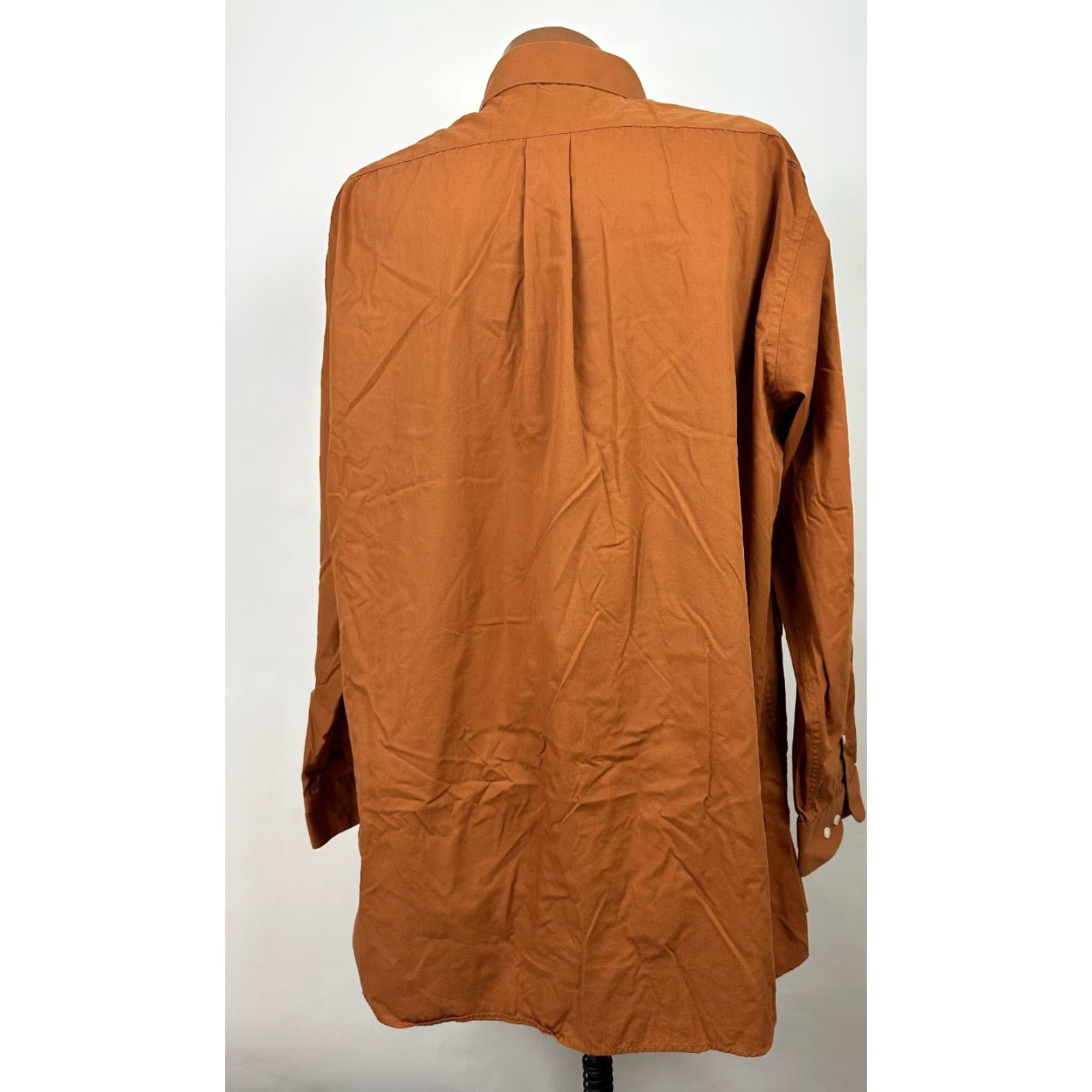 Alexander Julian Vintage Alexander Julian Shirt Men 90s Burnt Orange Button Up XXL TALL Minimal Size US XXL / EU 58 / 5 - 6 Thumbnail