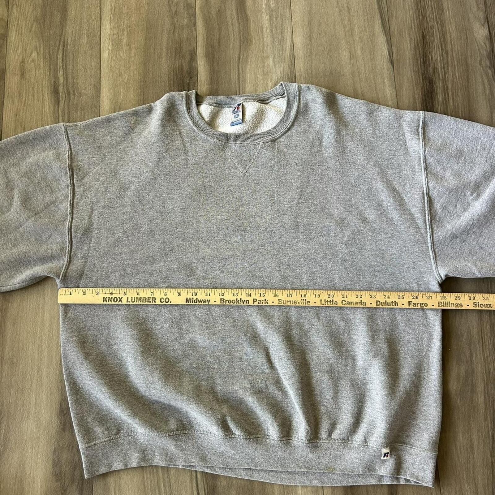Russell Athletic Vintage Grey Russell Athletic Boxy crewneck sweatshirt XXL Size US XXL / EU 58 / 5 - 5 Thumbnail