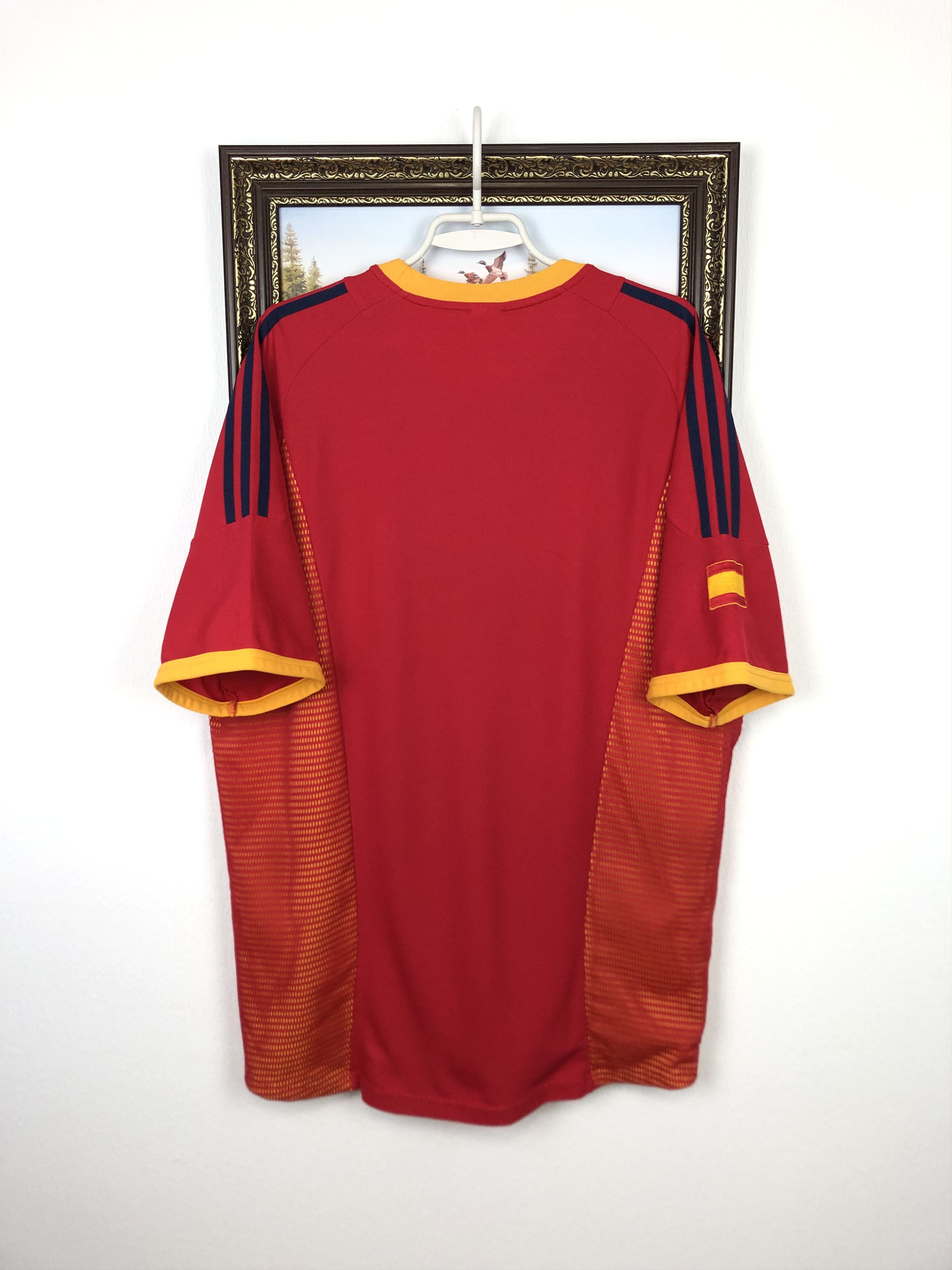 Adidas Spain football shirt 2002 Soccer Adidas Jersey Tee Hype Size US XL / EU 56 / 4 - 10 Thumbnail