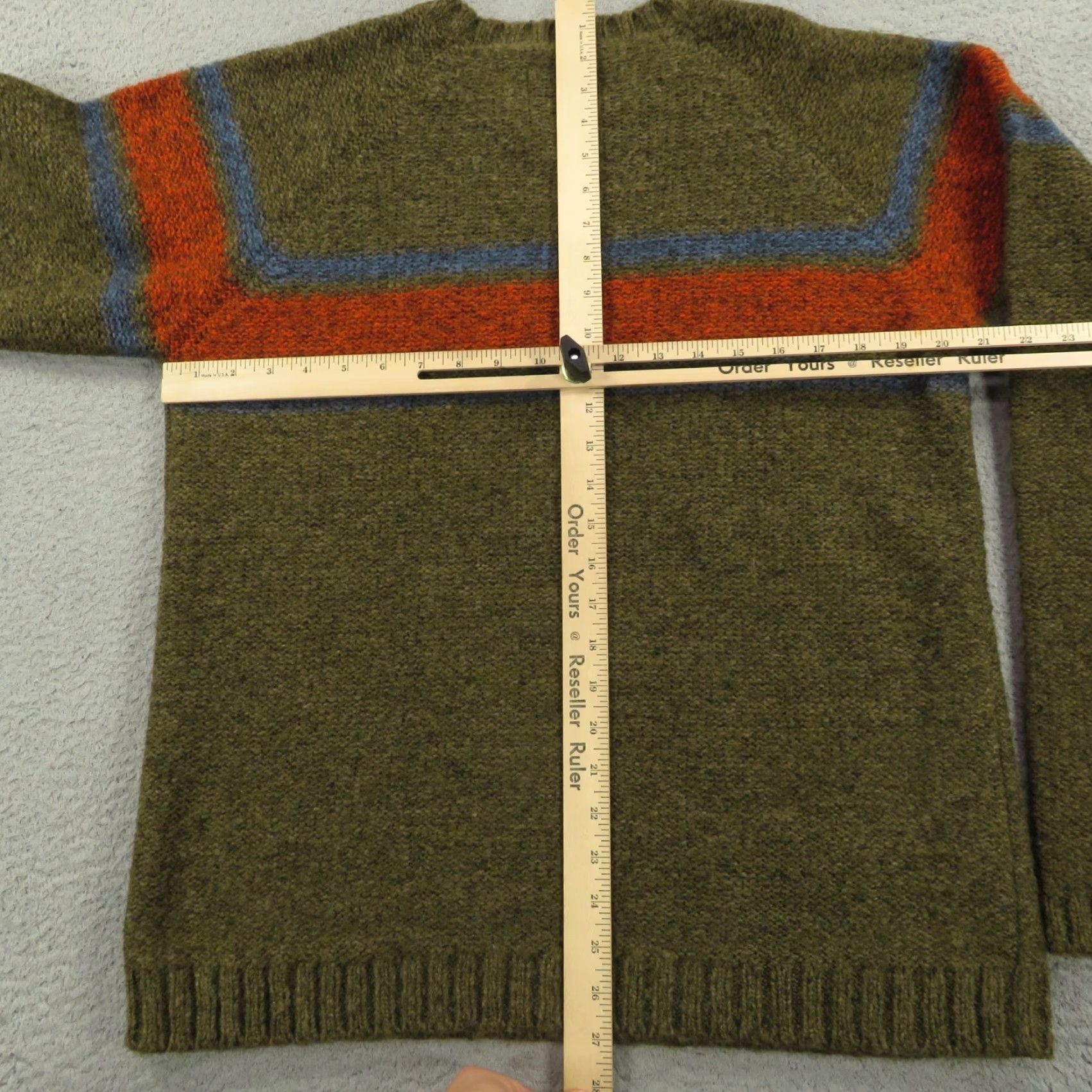 Fossil VINTAGE Fossil Sweater Mens Medium Wool Blend Chunky Knit Pullover Jumper V Neck Size US M / EU 48-50 / 2 - 6 Thumbnail
