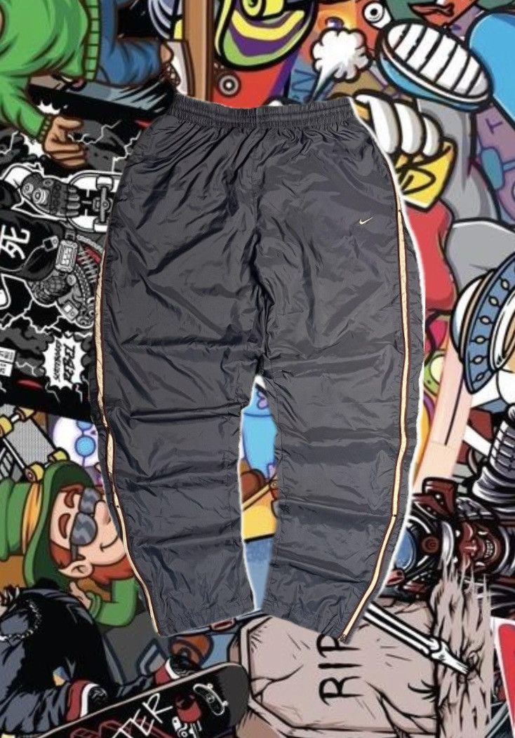 Nike Vintage Nike Gray Nylon Track Pants – Size M Size US 34 / EU 50 - 2 Thumbnail