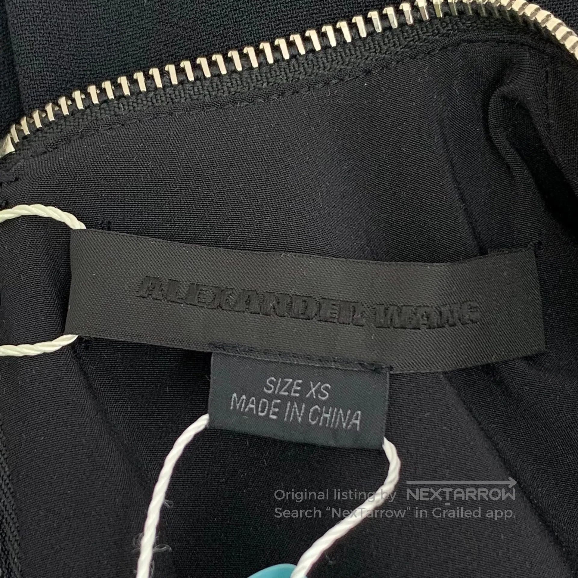 Alexander Wang Alexander Wang Black Zip Design Long Sleeve Dress| Size XS / US 0-2 / IT 36-38 - 5 Thumbnail
