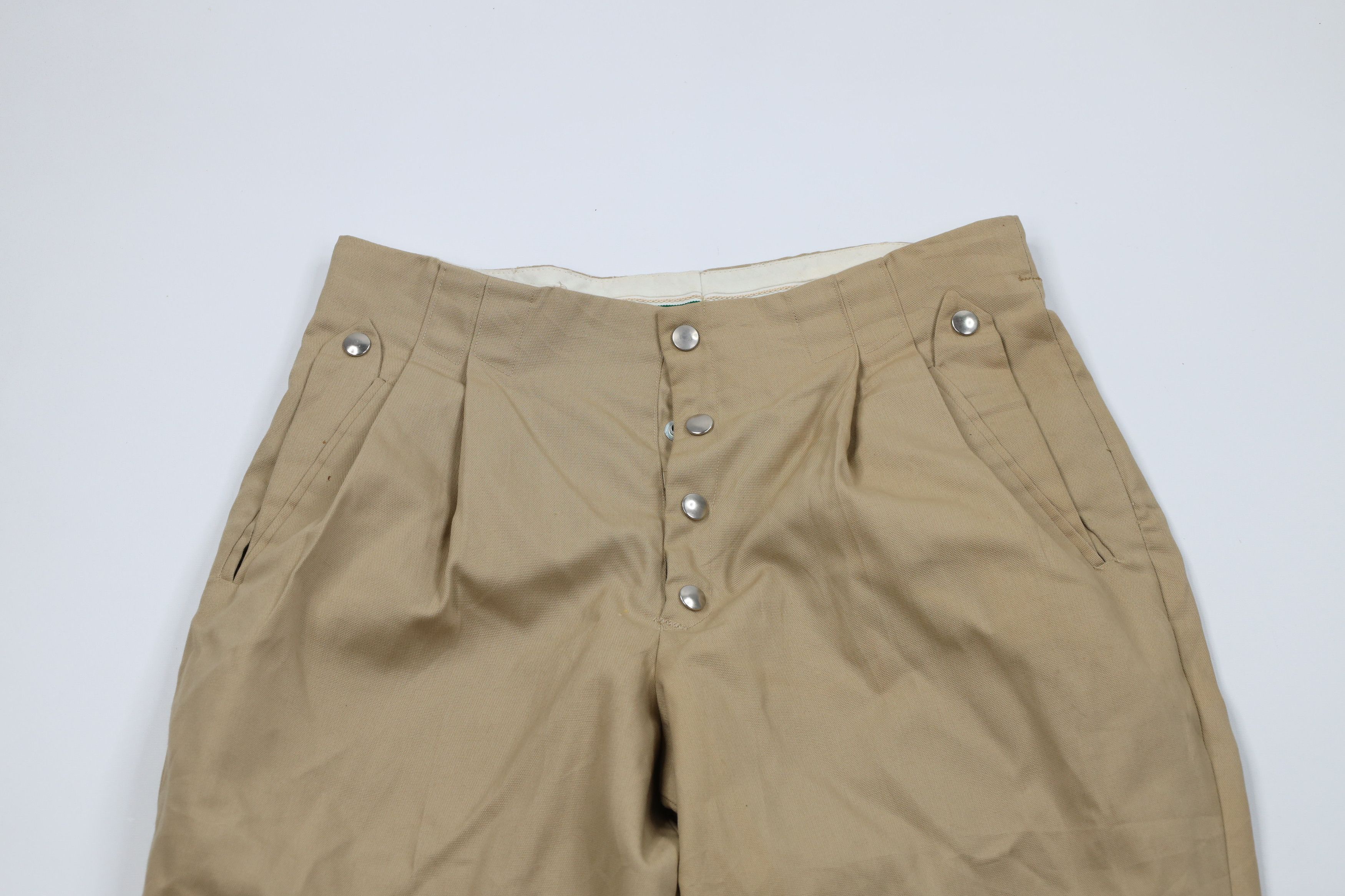 Vintage Vintage 90s Streetwear Custom Made Snap Button Chino Pants Size US 30 / EU 46 - 2 Thumbnail