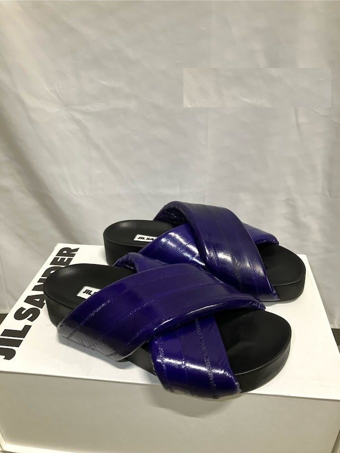 Jil Sander o1loc1c1124 Sandal in Black & Blue Size US 10 / IT 40 - 1 Preview