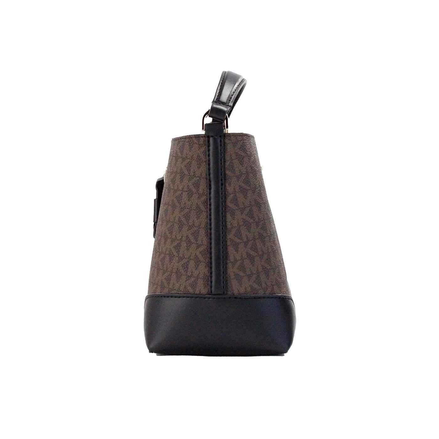 Michael Kors Michael Kors Mercer Small Signature Leather Bucket Bag Size ONE SIZE - 3 Thumbnail