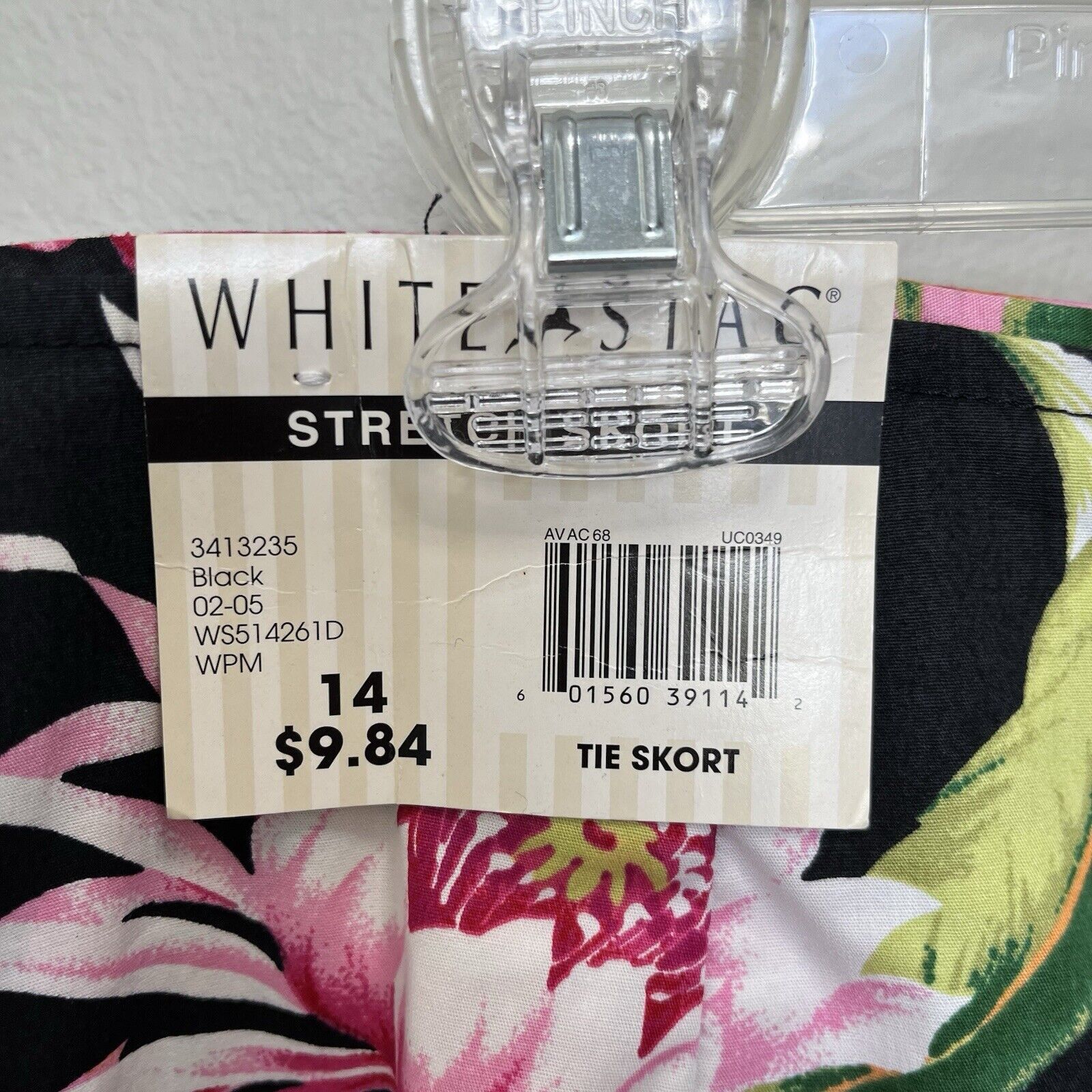 Vintage White Stag | Vintage Tie Skort Skirt Wrap Hawaiian Floral Size 36" / US 14 / IT 50 - 6 Thumbnail