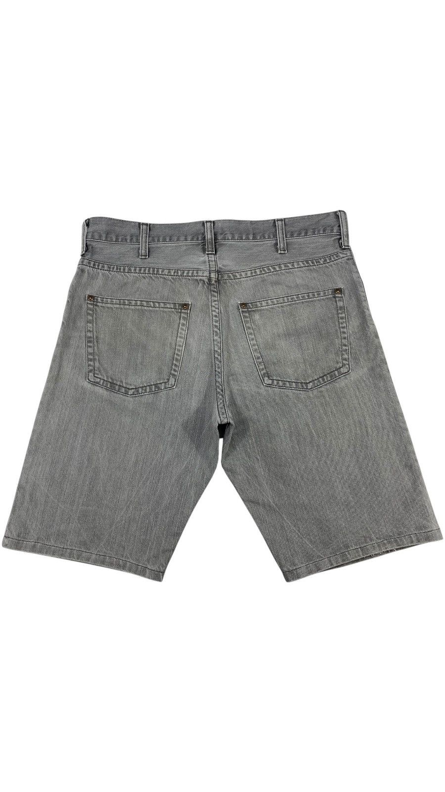 Carhartt 🔥LASTDROP🔥 Carhartt Stonewashed Gray Slim Shorts Denim Jeans Size US 33 - 2 Thumbnail