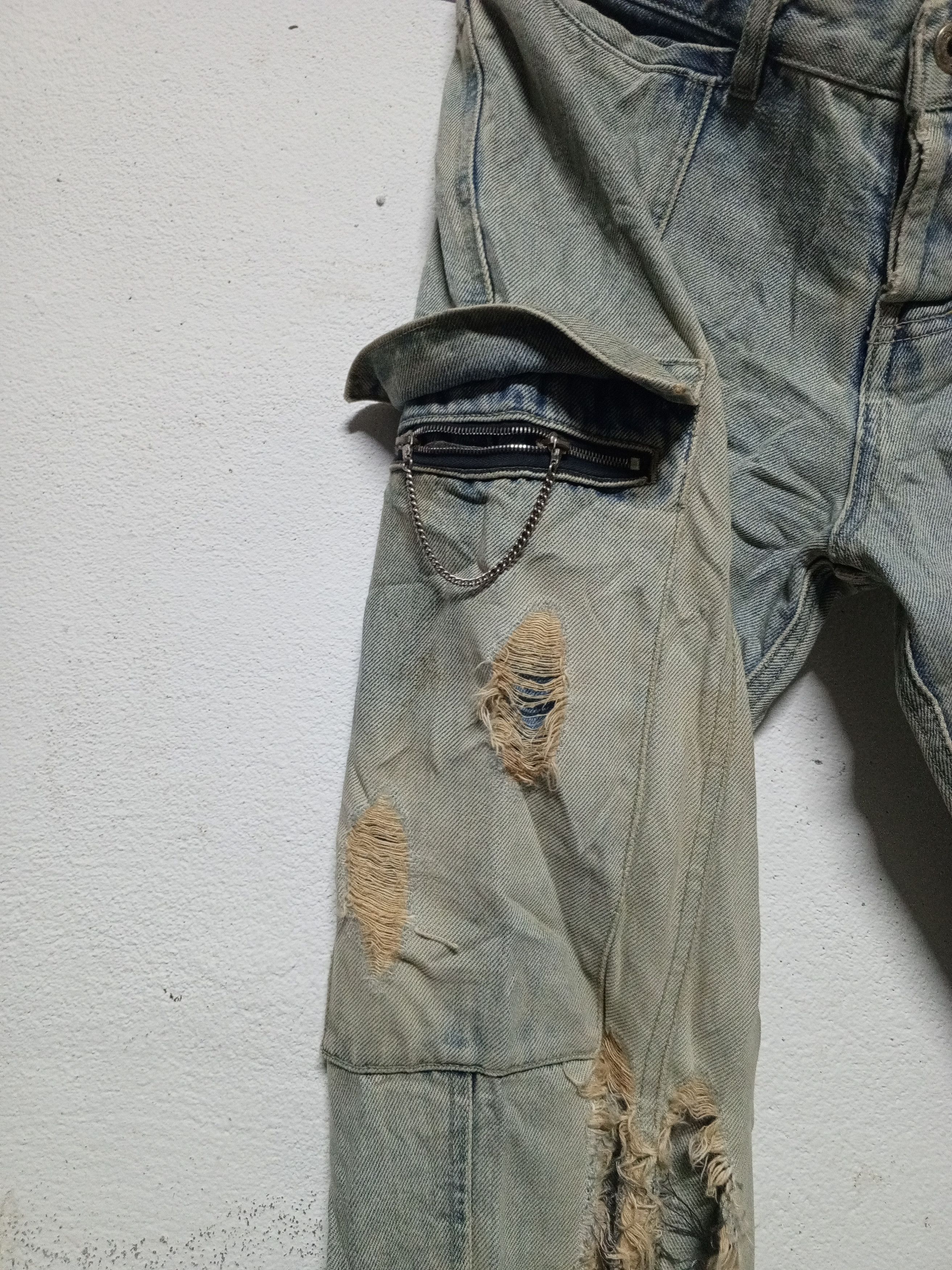 If Six Was Nine × Japanese Brand × Le Grande Bleu (L.G.B.) Ossa mondo japanese denim multipocket distressed archived Size 32" / US 10 / IT 46 - 10 Thumbnail