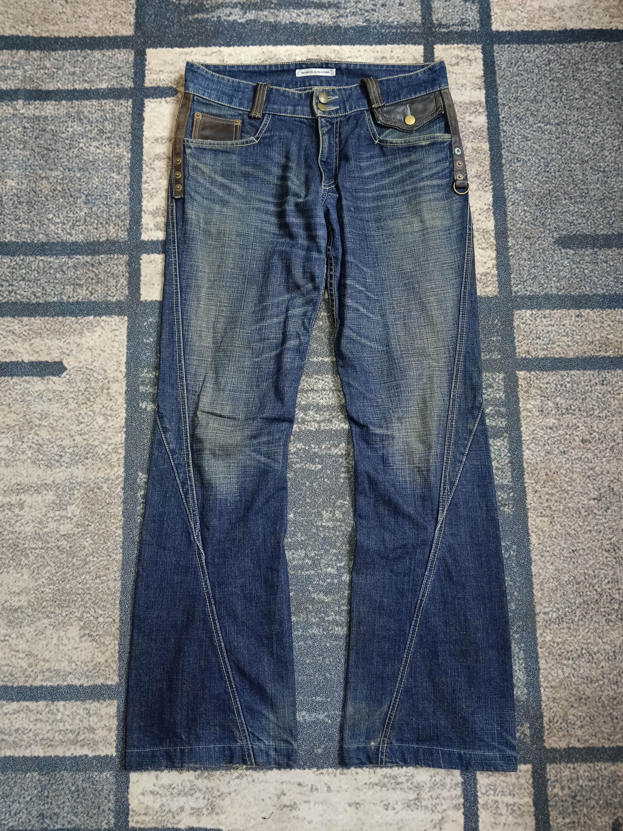 Michel Klein SICK FLARE TWIST MK MICHEL KLIEN HOMME PANTS Size US 31 - 1 Thumbnail