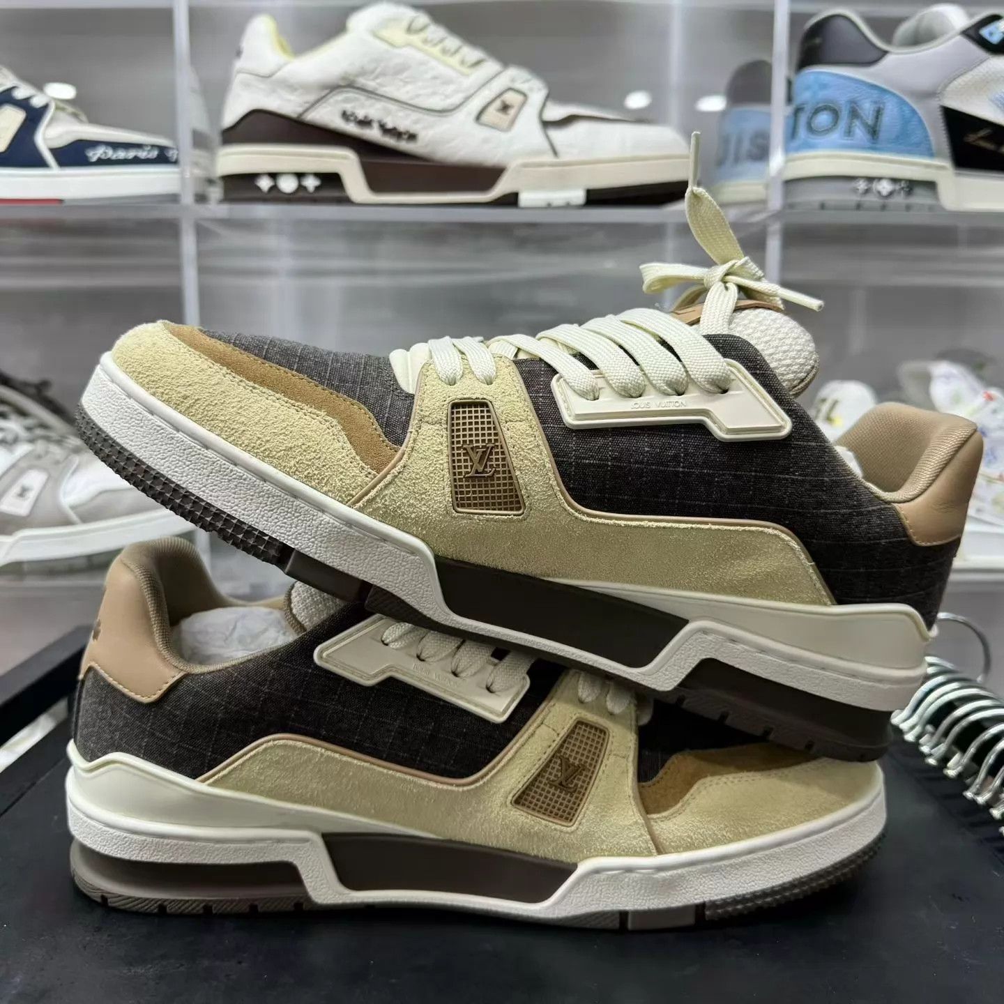 Louis Vuitton Lv Trainer Chocolate Brown US8.5 EU42.5 Worn Once Size US 9.5 / EU 42-43 - 3 Thumbnail
