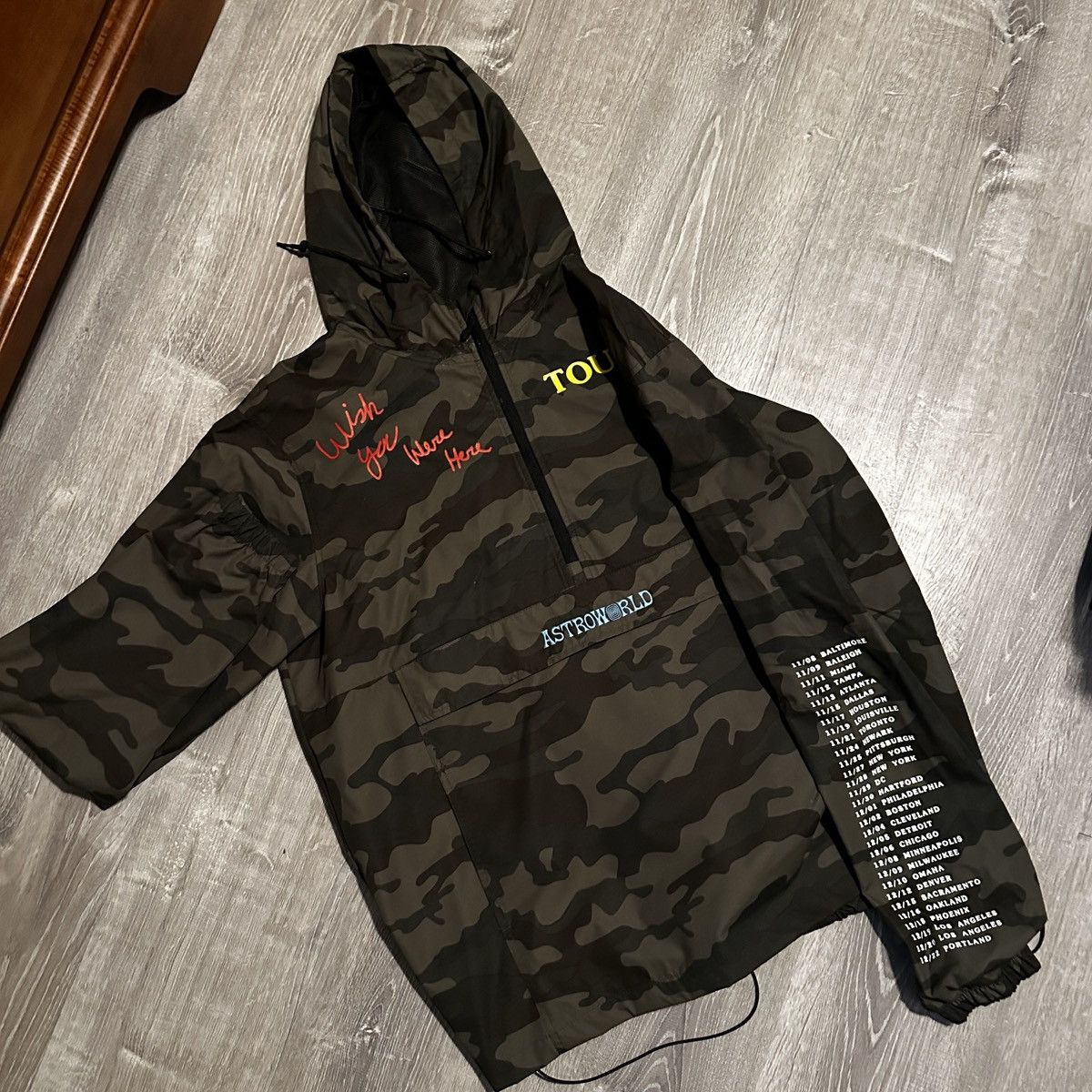 Travis Scott Travis Scott Atsroworld Tour Camo Anorak “No Bystanders” Size US XL / EU 56 / 4 - 3 Thumbnail