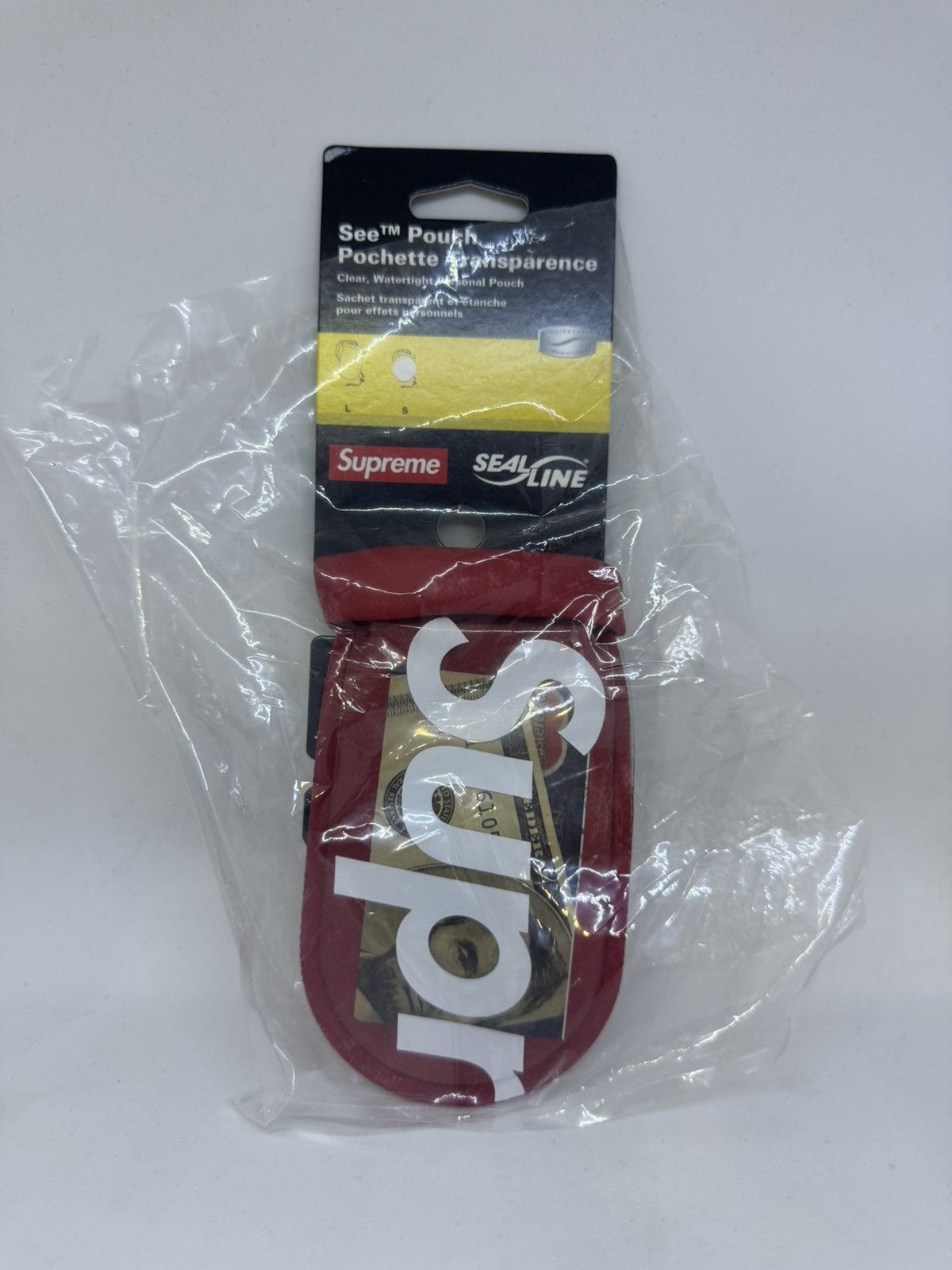 Supreme Supreme Sealine See Pouch Small Red Size ONE SIZE - 1 Thumbnail