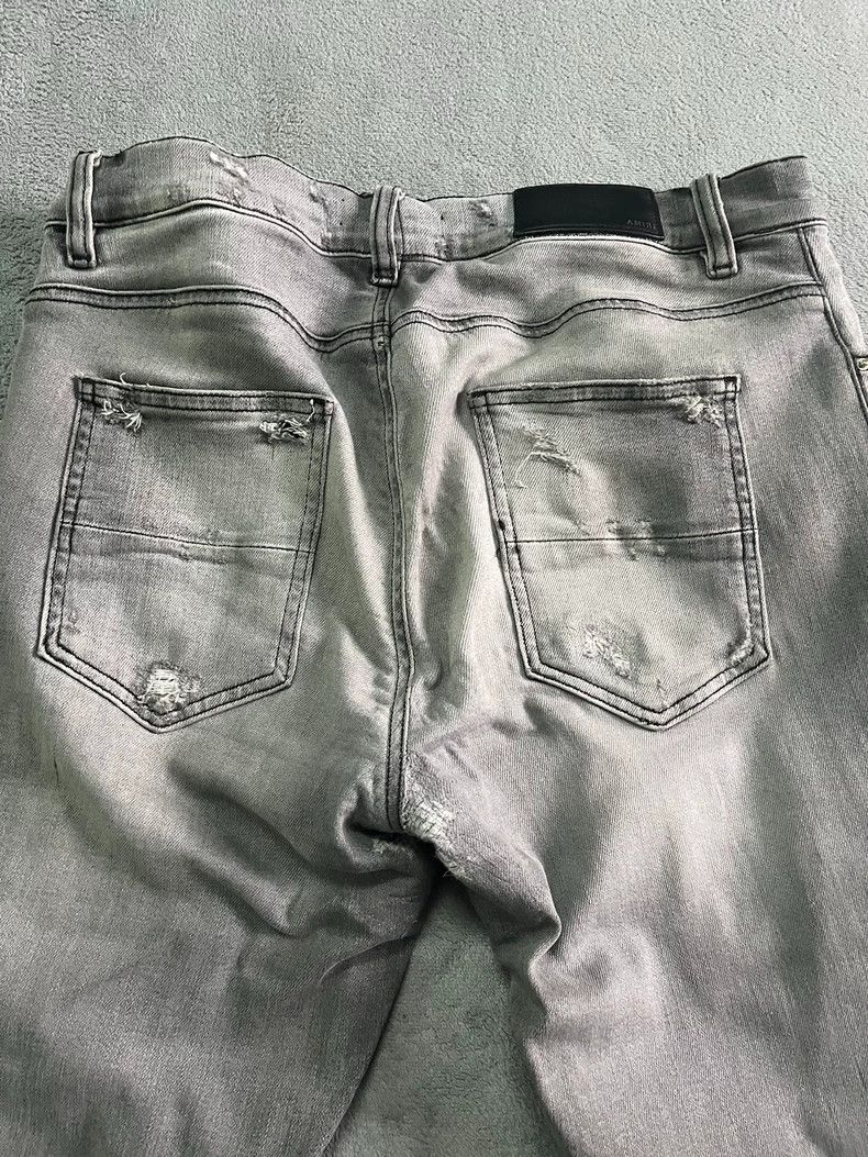 Amiri Amiri16og gray patchwork destruction genuine 2503-Nextarrow Size US 33 - 7 Thumbnail