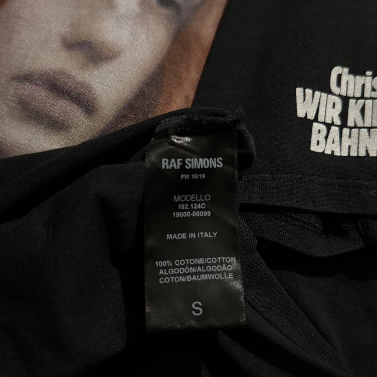 Raf Simons Raf Simons FW18 Christiane F. Shirt Size US S / EU 44-46 / 1 - 6 Thumbnail
